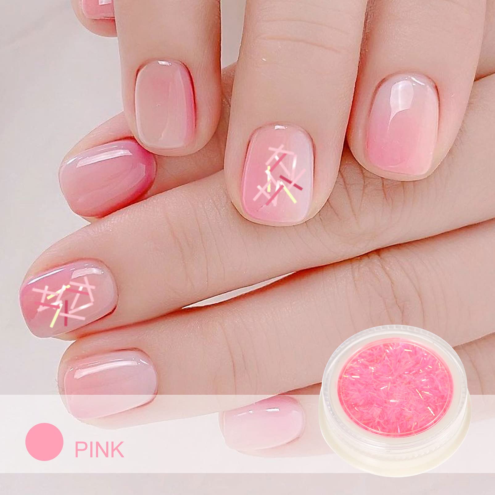 Beaupretty 3-Pack Nail Art Decorations Kit - DIY Nail Glitter & Silk Thread for Manicure - Perfect for Home Nail Salon, Party Nail Designs & Professional Nail Artistry