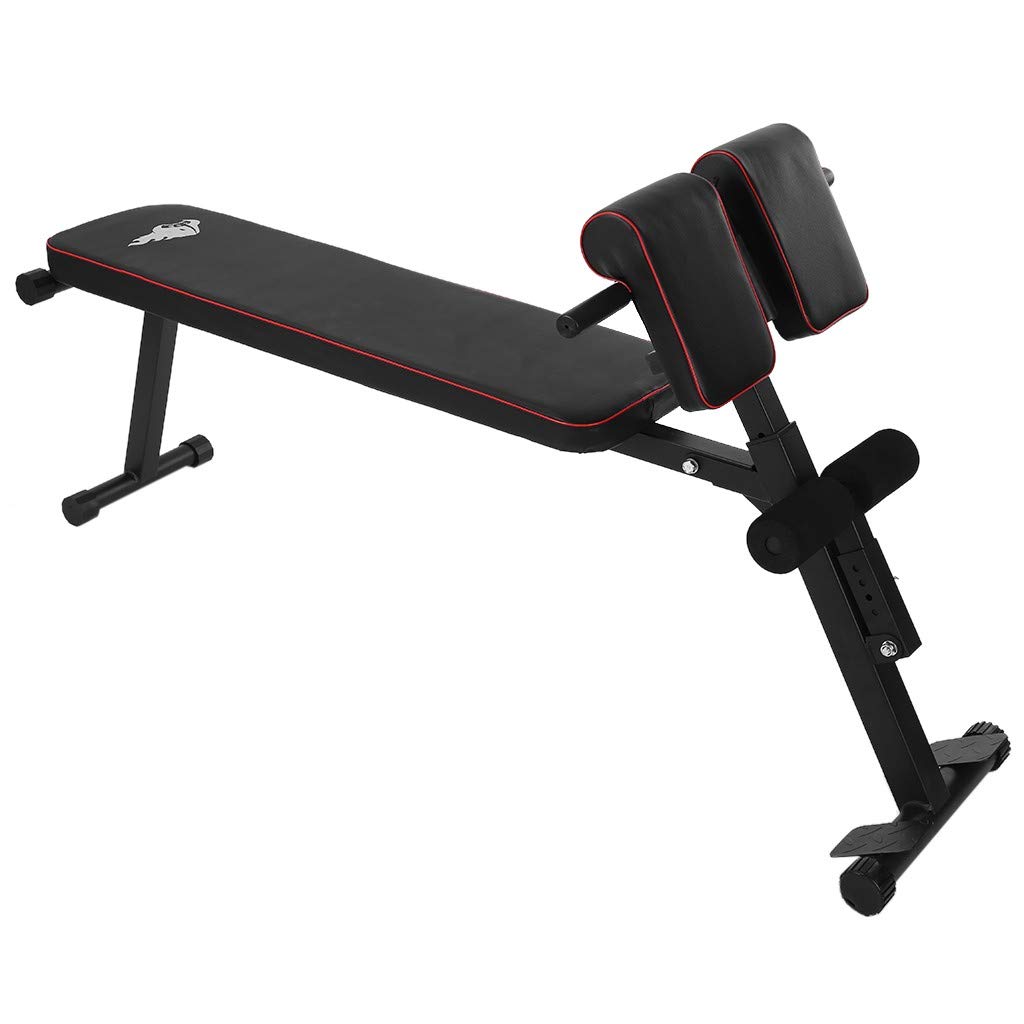 Adjustable Roman Chair for Home Gym - Abdominal Trainer with Dumbbell Bench & Push-Up Station - Perfect for Sit-Ups, Core Workouts & Waist Toning - Ideal for Home Fitness & Strength Training