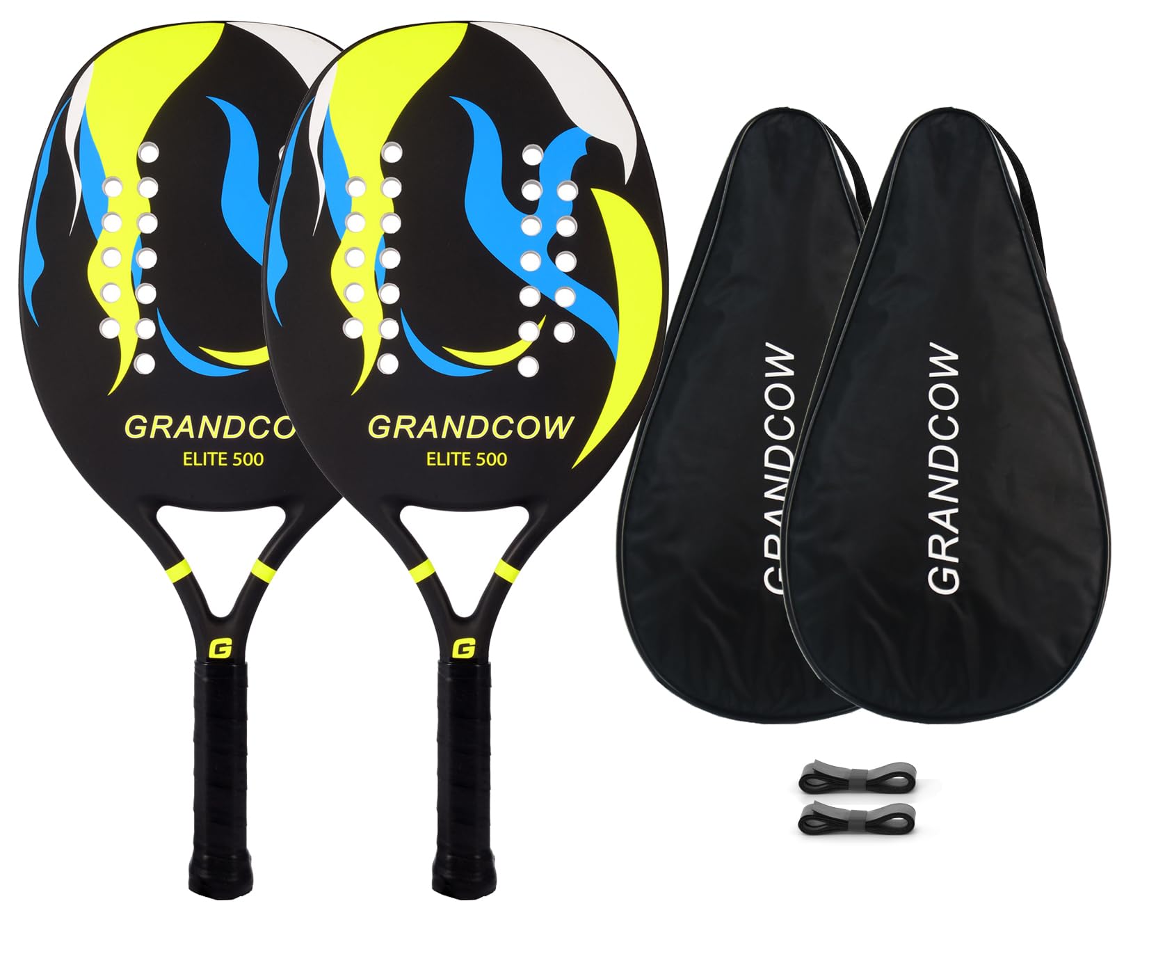 Premium Carbon Fiber Beach Tennis Paddle Racket with EVA Memory Foam Core - Lightweight & Durable for Outdoor Sports, Beach Games, and Padel Tennis Practice
