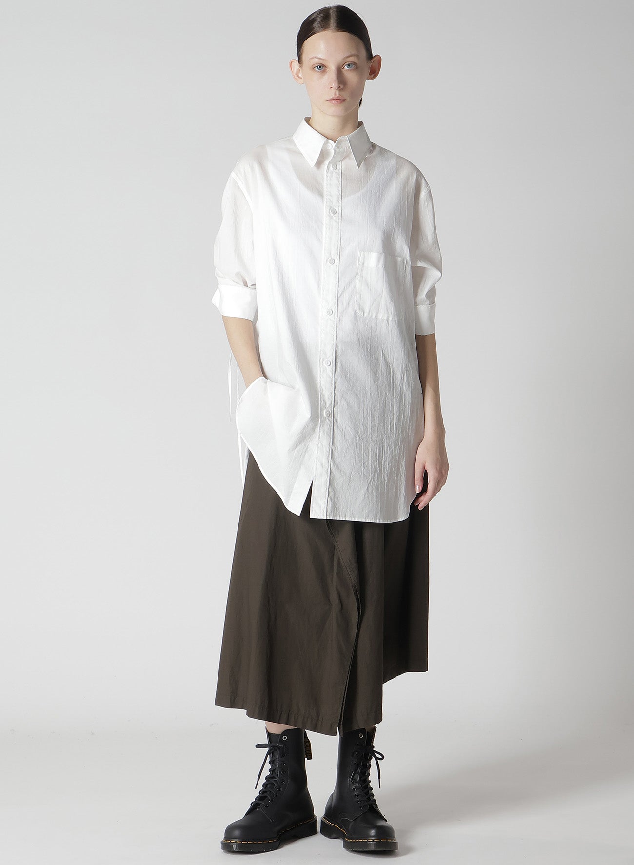 Cotton Lawn Shirring Sleeve Blouse - Women's Elegant Summer Top for Casual Wear, Office & Date Nights