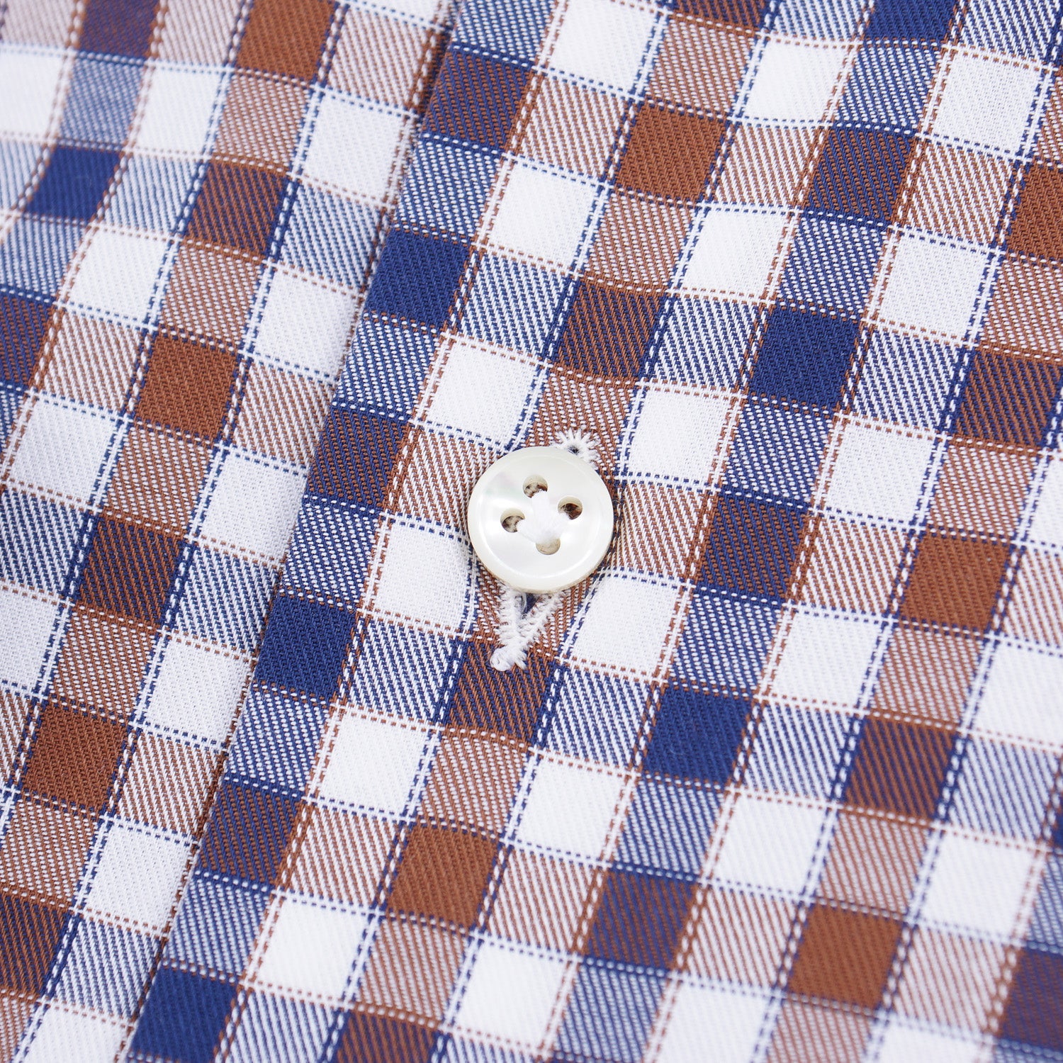 Luigi Borrelli Men's Tailored Fit Cotton Dress Shirt - Slim Fit Button Down for Business Casual & Formal Wear