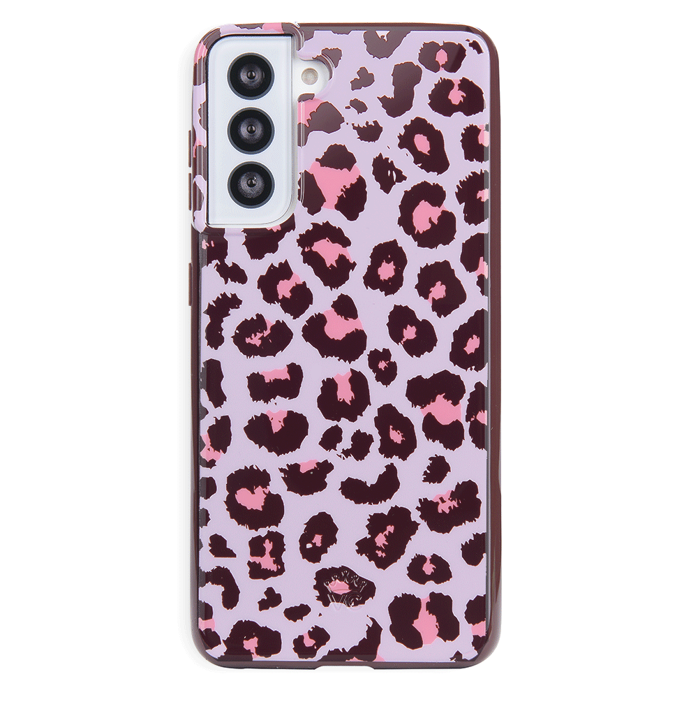 Stylish Pink Leopard Print Samsung Phone Case - Durable Protective Cover for Galaxy S21/S20/Note 20 - Perfect for Women, Girls & Fashion Lovers (Office, School, Travel, Everyday Use)