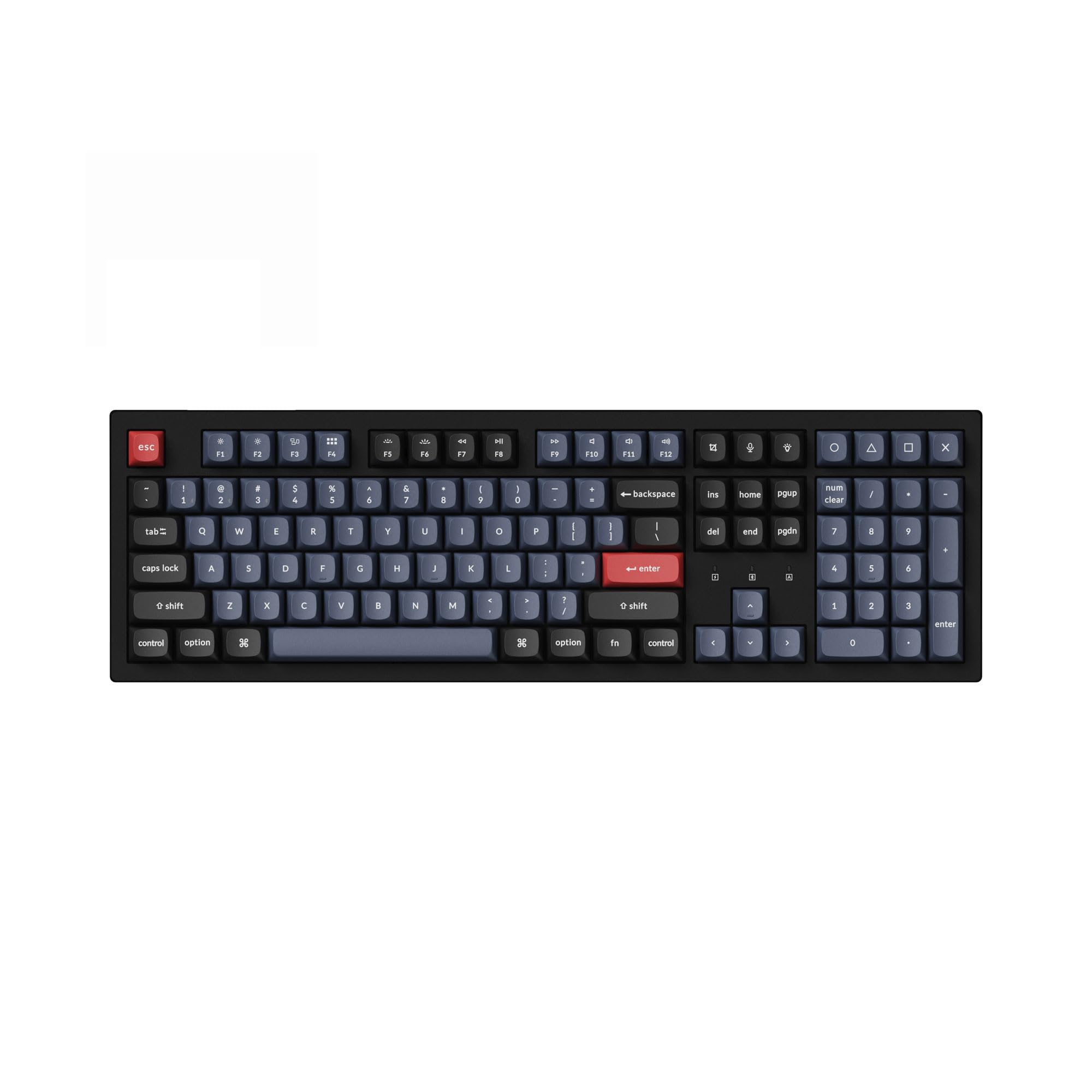 Keychron K10 Pro Wireless Mechanical Keyboard - 108 Keys, Hot-Swappable, Bluetooth/Wired for Mac/Windows/Linux - Gaming & Office Use