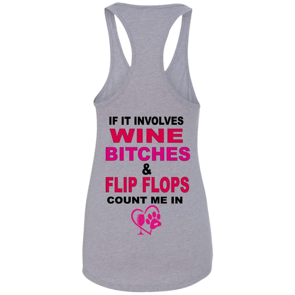 Funny Wine & Dog Lovers Tank Top - Hilarious Graphic Tee for Women | Perfect for Wine Tasting, Dog Parks & Girls Night Out