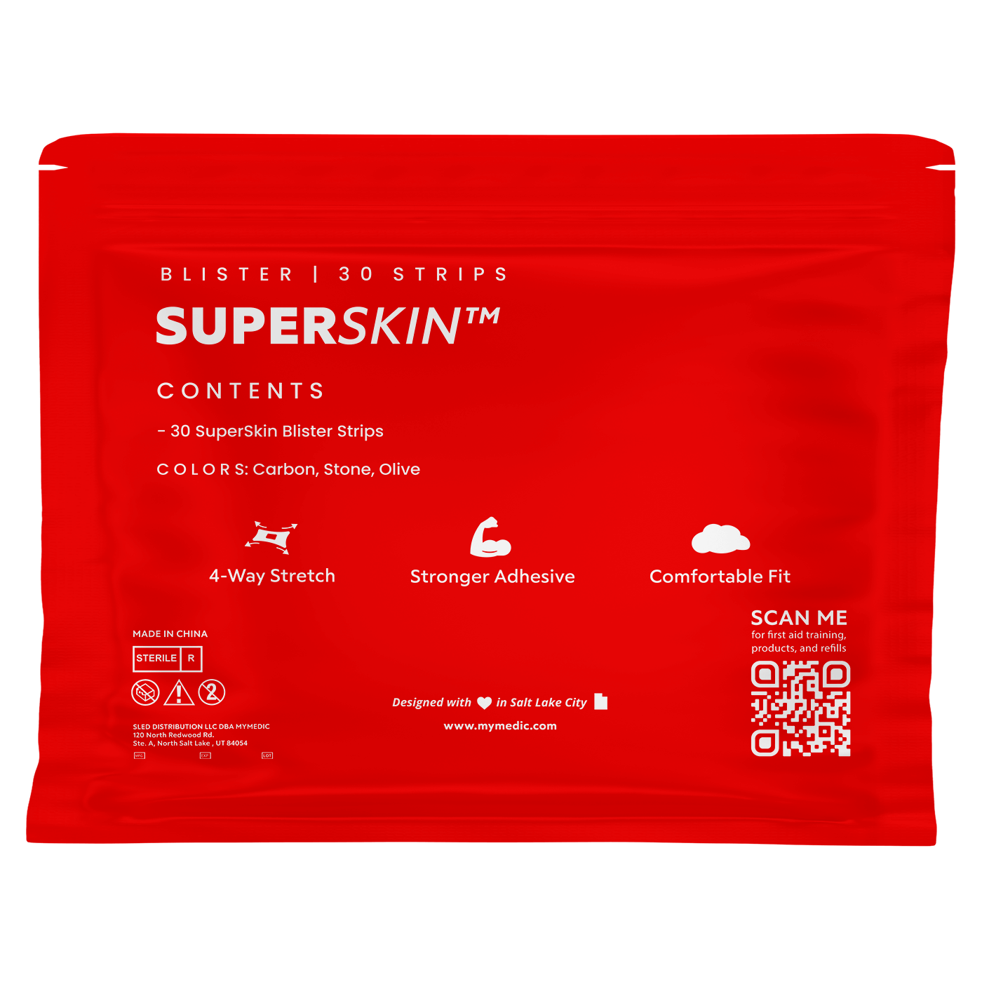 SuperSkin® Blister Tape - Waterproof & Pain-Free Protection for Feet & Hands | Ideal for Hiking, Running & Everyday Comfort