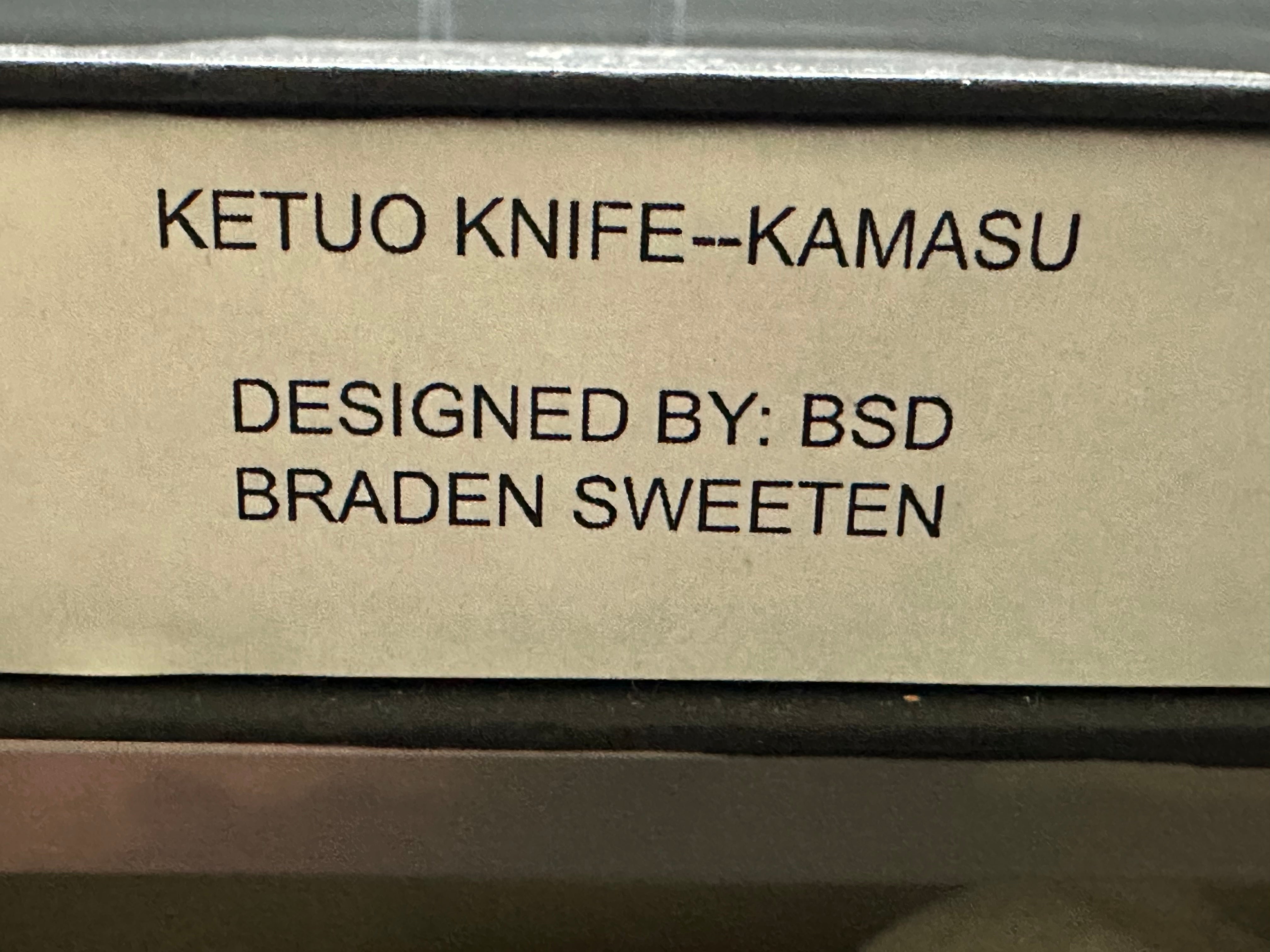 Ketuo Kamasu - Premium Japanese Kitchen Knife for Professional Chefs & Home Cooking | Perfect for Slicing, Dicing & Precision Cutting