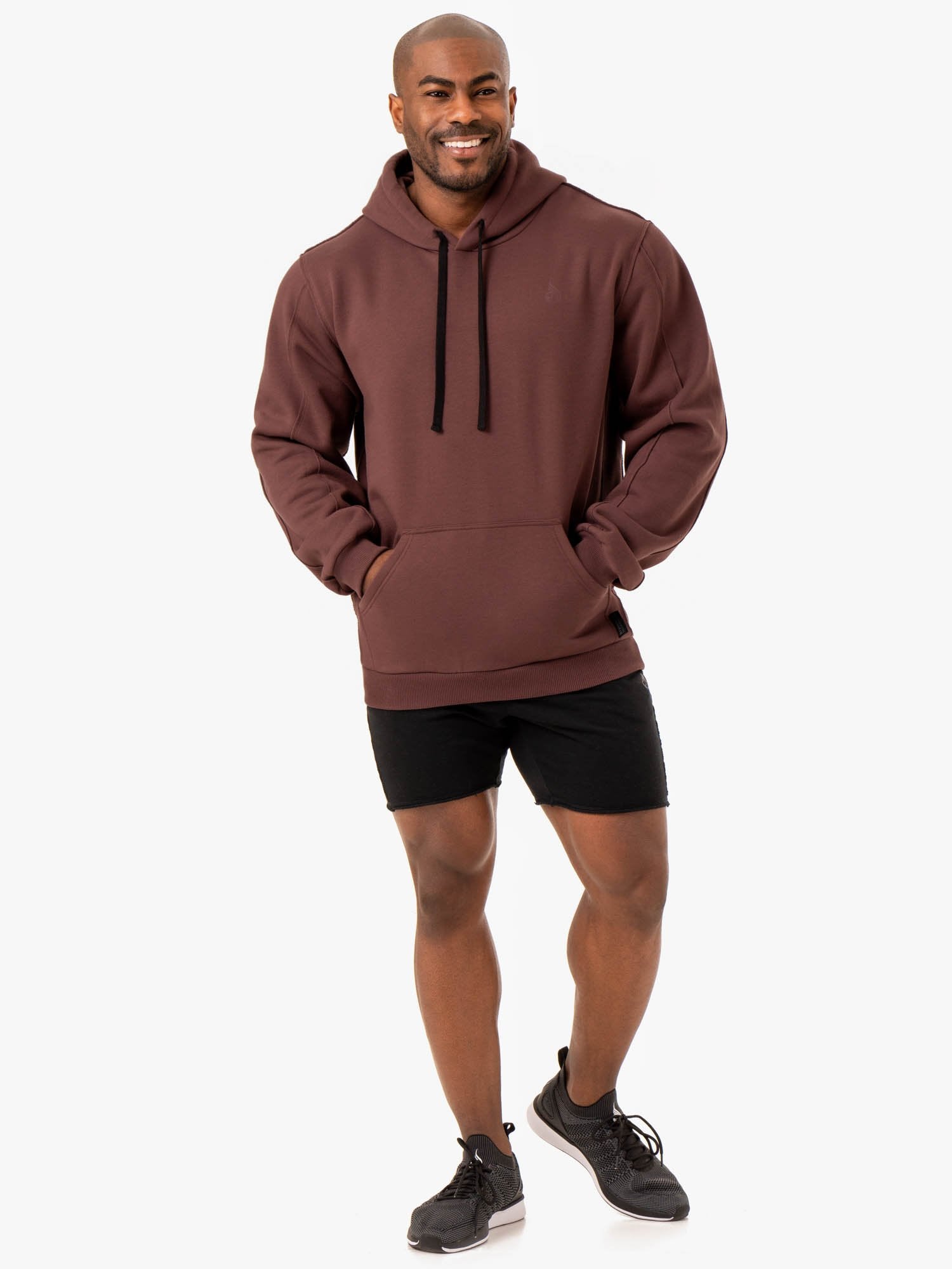 Force Pullover Hoodie - Soft & Comfortable Brick Red Sweatshirt for Men & Women | Perfect for Casual Wear, Gym, and Outdoor Activities