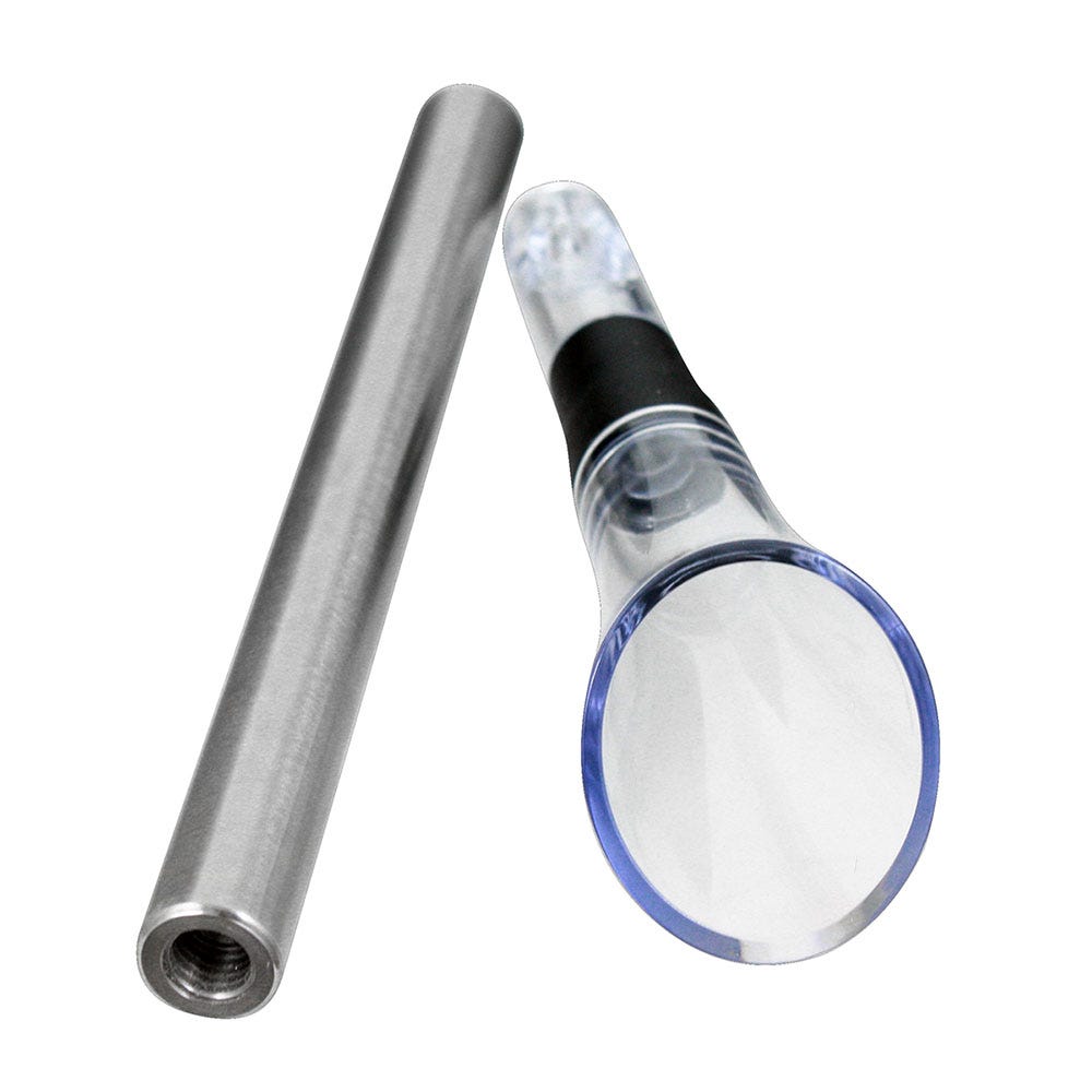 Frio 3-in-1 Wine Pourer & Aerator - Premium Stainless Steel Wine Bottle Pour Spout with Drip-Free Design - Perfect for Red Wine, White Wine, and Liquor Pouring at Home Bars or Parties