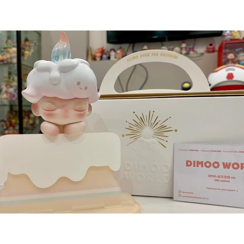 DIMOO Chiffon Cake Limited Edition Collectible Figure - Cute Anime Character for Display, Gift, and Home Decor