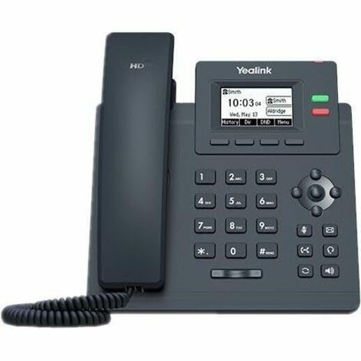 Yealink SIP-T31G IP Phone with HD Voice, Wall Mountable, Corded VoIP Desk Phone for Office & Home Business - Classic Gray - Ideal for Remote Work & Small Business Communication