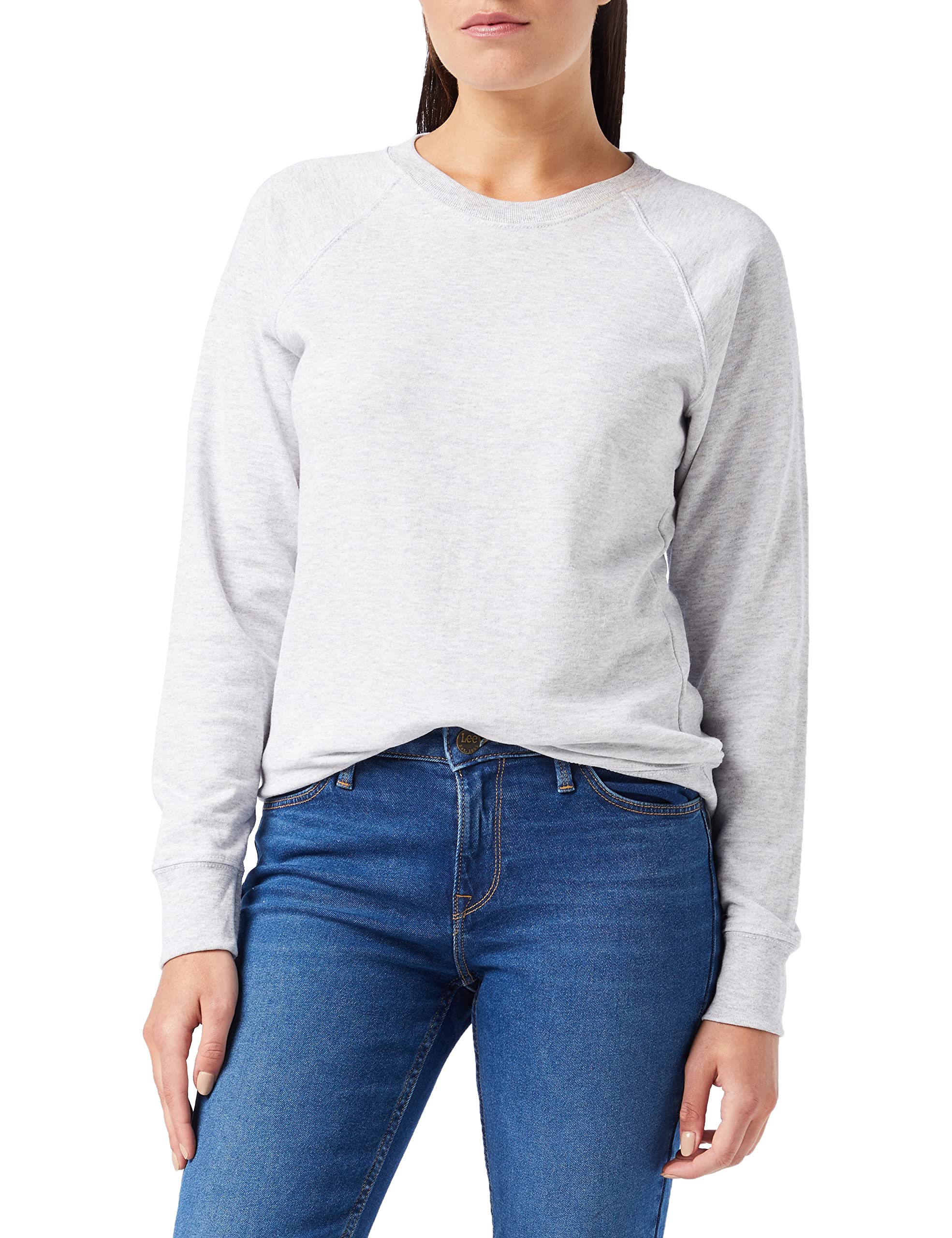 Fruit of the Loom Women's Lightweight Raglan Sweater - Soft Long Sleeve Pullover for Casual Wear, Layering & Everyday Comfort