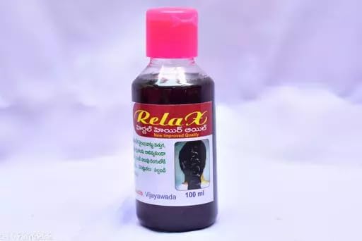 RELAX GROWTH & LONG Herbal Oil for Hair Growth - 100ml (Pack of 2) - Natural Hair Care Solution for Thicker, Stronger Hair - Perfect for Daily Scalp Massage & Hair Treatment