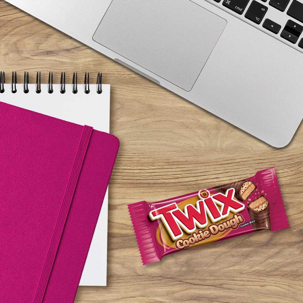 TWIX Cookie Dough Milk Chocolate Bars - 1.36 oz (Pack of 20) | Delicious Snack for Parties, Office Treats & Gift Baskets