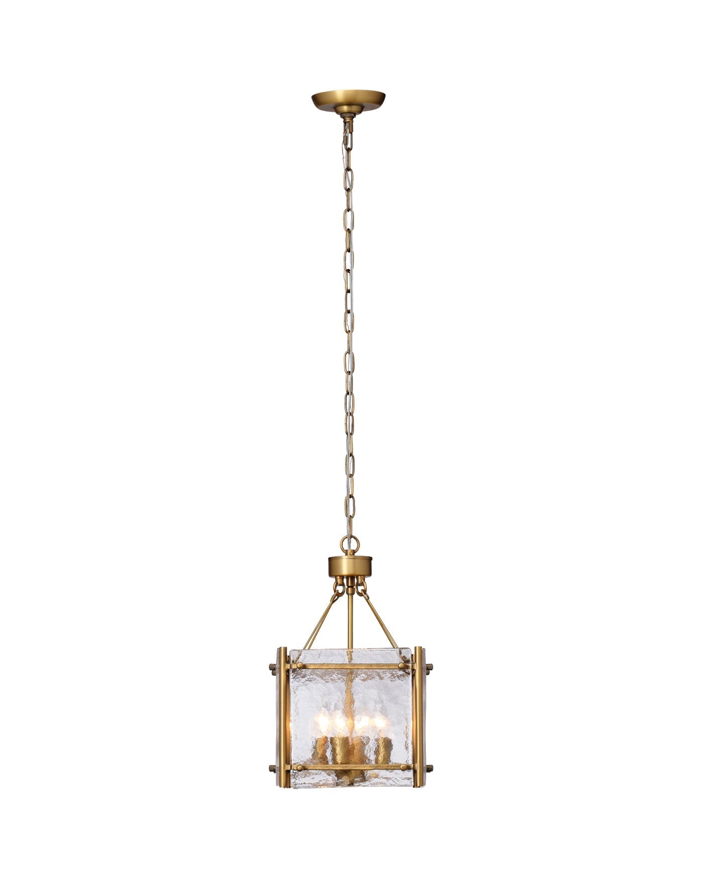Glenn Square Chandelier - Modern Crystal Ceiling Light Fixture for Dining Room, Living Room & Bedroom | Elegant Home Decor Lighting
