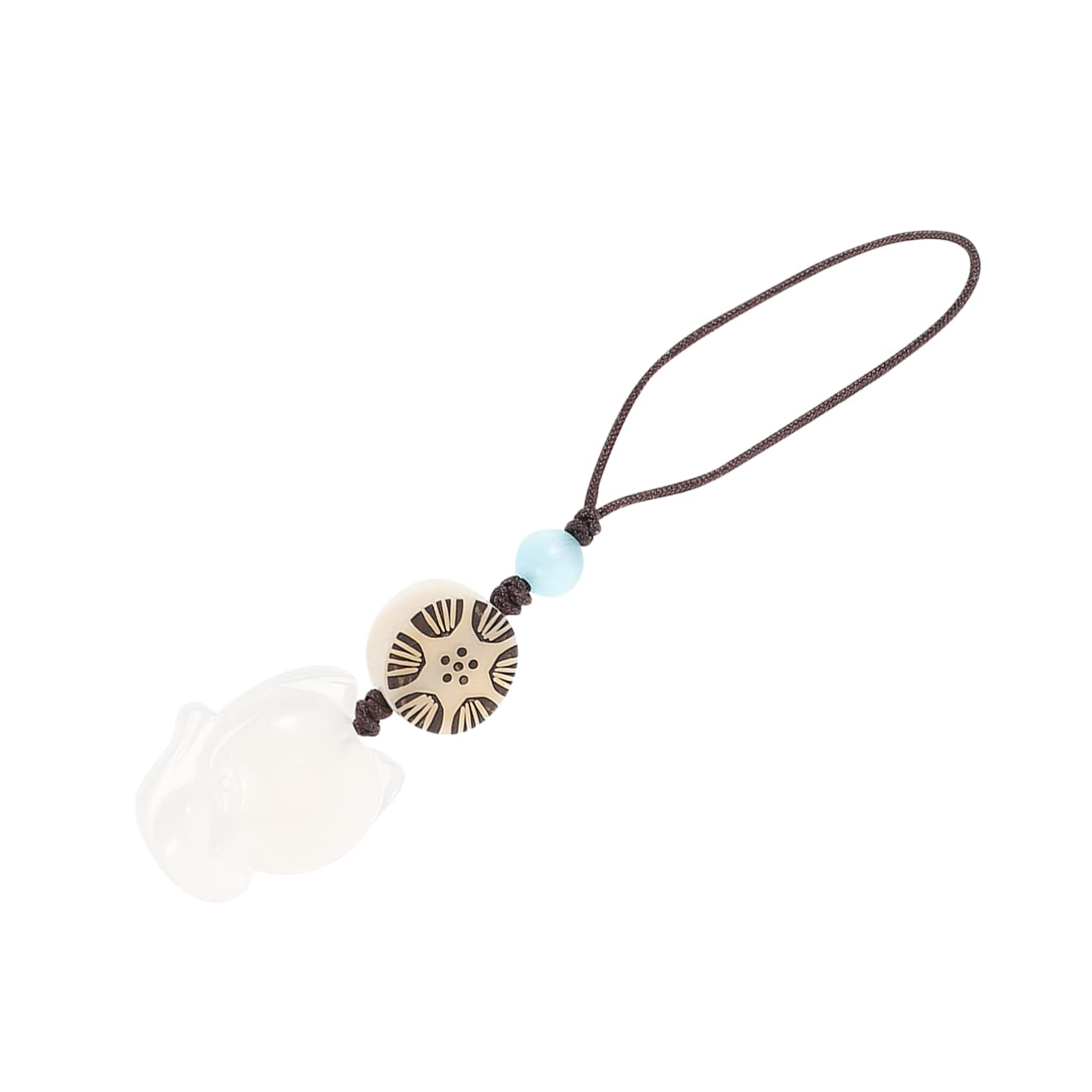 BESPORTBLE Fox-Shaped Phone Lanyard - Keychain Cell Phone Strap, Unique Phone Charm & Hanging Decor for Car, Fan Clothing, and Japanese-Inspired Style Accessories