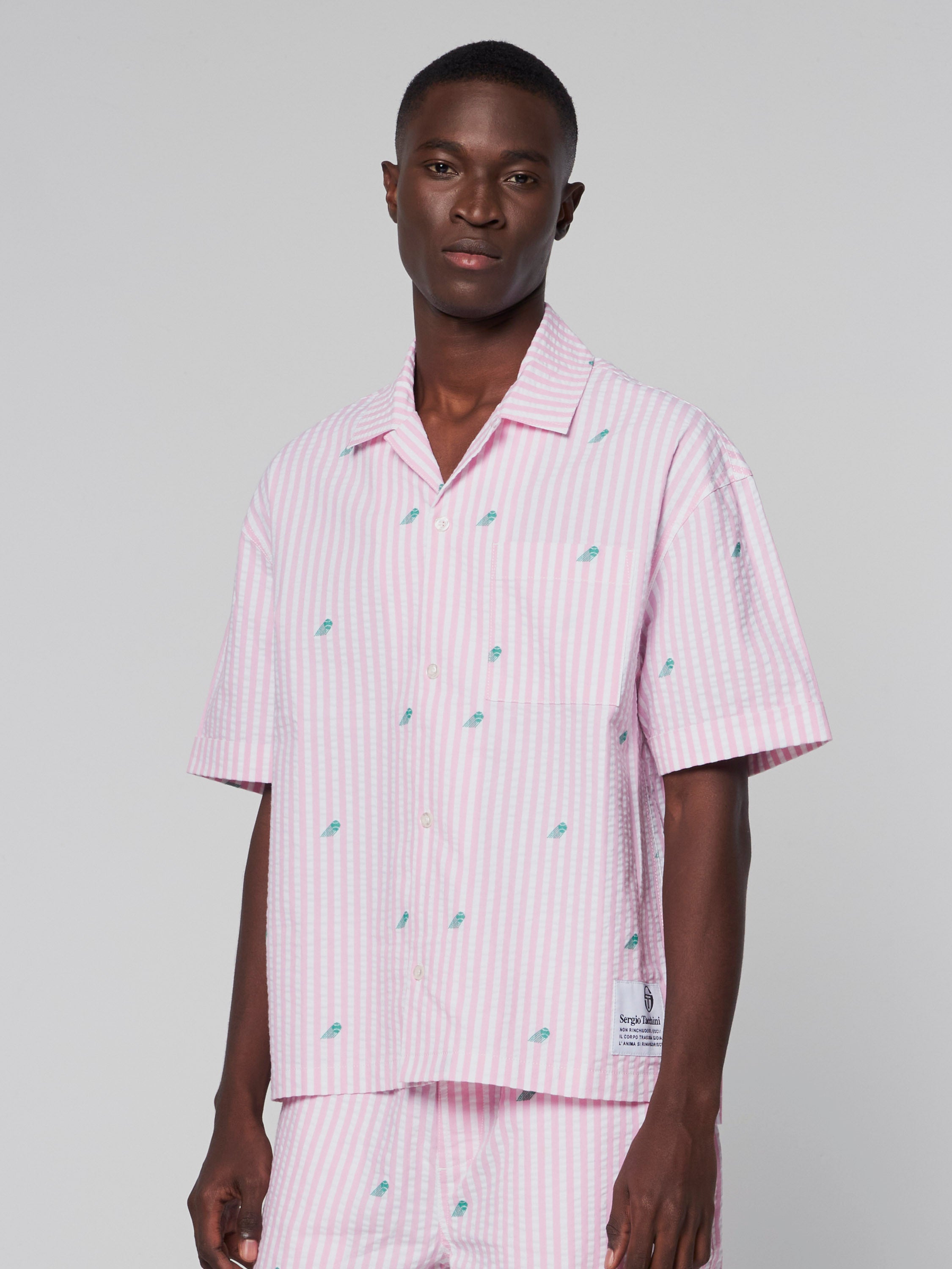 Granda Camp Shirt for Women - Soft Cotton Button Down Shirt in Begonia Pink | Casual Summer Tops for Outdoor Activities, Beach Wear & Everyday Style