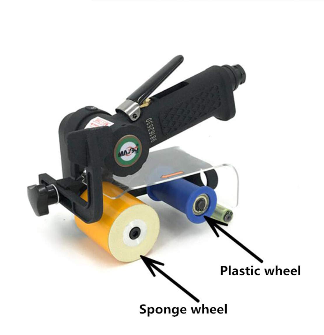 CY-39360 Pneumatic Belt Sander Polisher - Air Powered Belt Grinding and Polishing Machine for Metal, Wood & Automotive Surface Finishing - Perfect for DIY Projects, Metal Fabrication & Woodworking