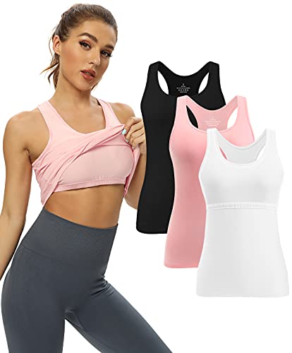 3 Pack-black/Pink/White