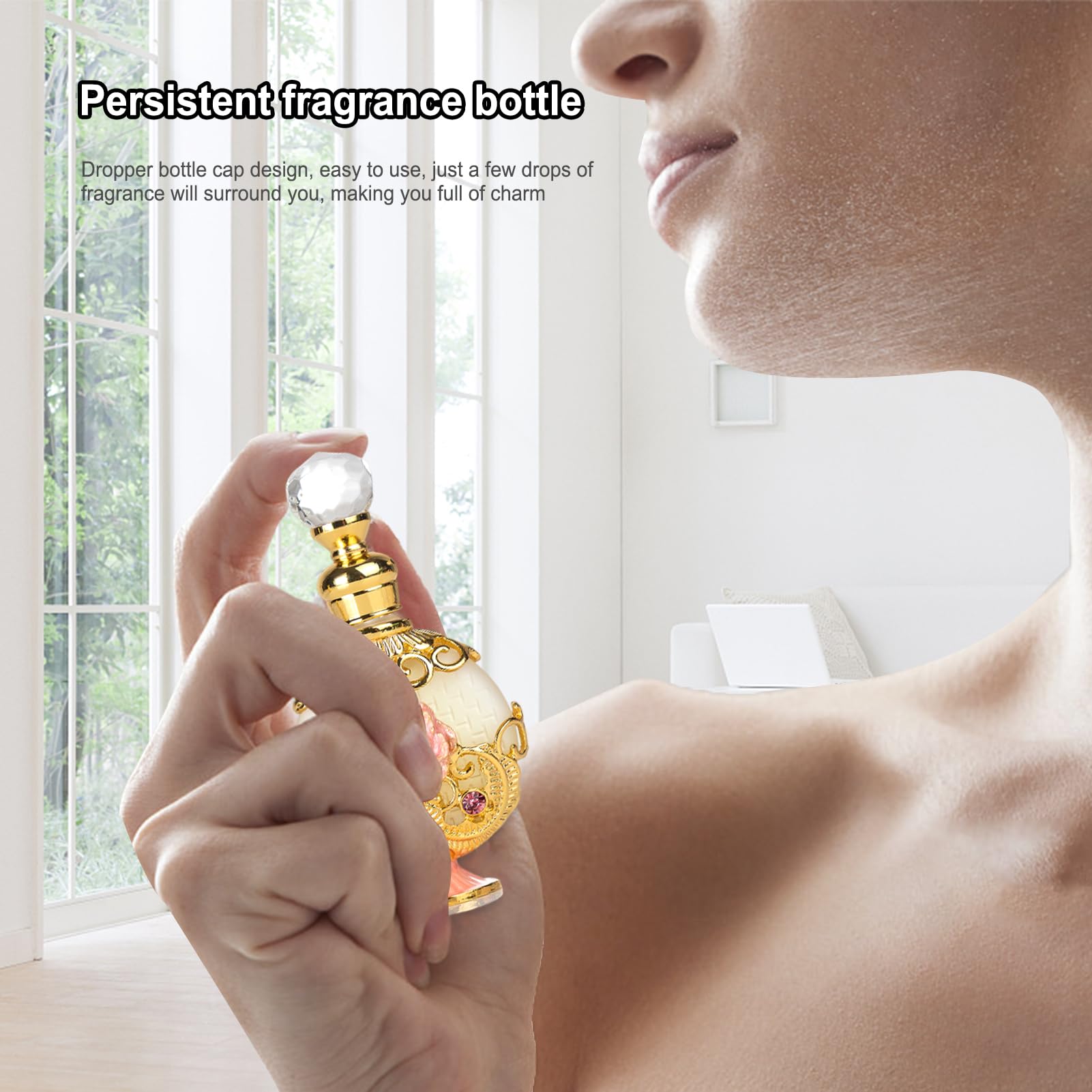 Premium Arabian Perfume Oil - Long Lasting & Addictive Fragrance for Women & Men - Middle Eastern Scented Oil for Hair & Body - 12ml/0.4 Oz - Perfect for Daily Wear, Special Occasions & Gift Giving