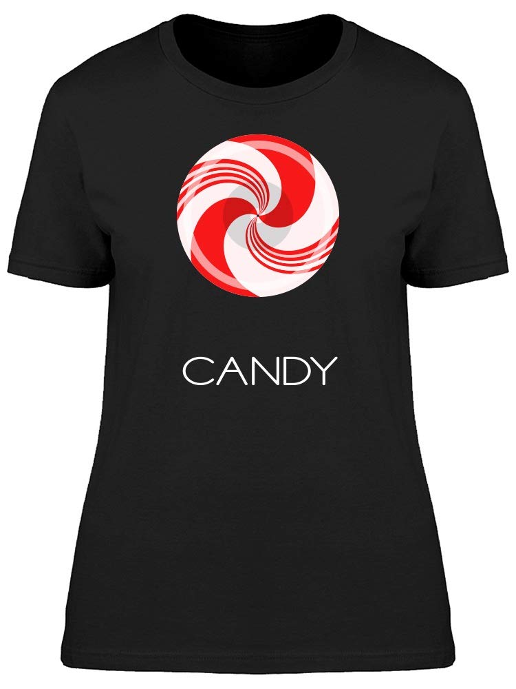 Smartprints Cool Mint Candy Doodle Graphic T-Shirt for Women - Casual Streetwear, Summer Fashion & Gift Idea