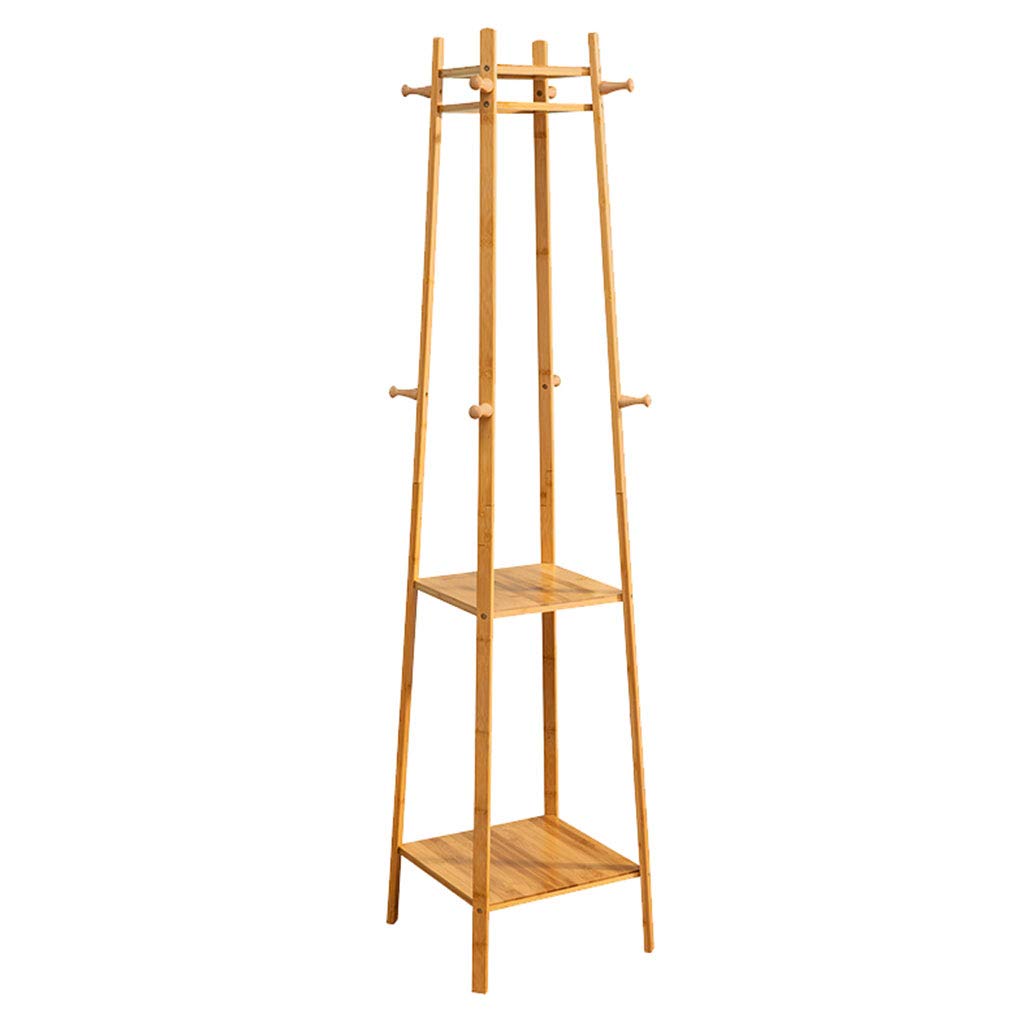 Modern Minimalist 3-in-1 Coat Rack - Wall Mounted Entryway Organizer for Hats, Jackets & Luggage | Perfect for Hallway, Foyer & Office Decor (Brown)