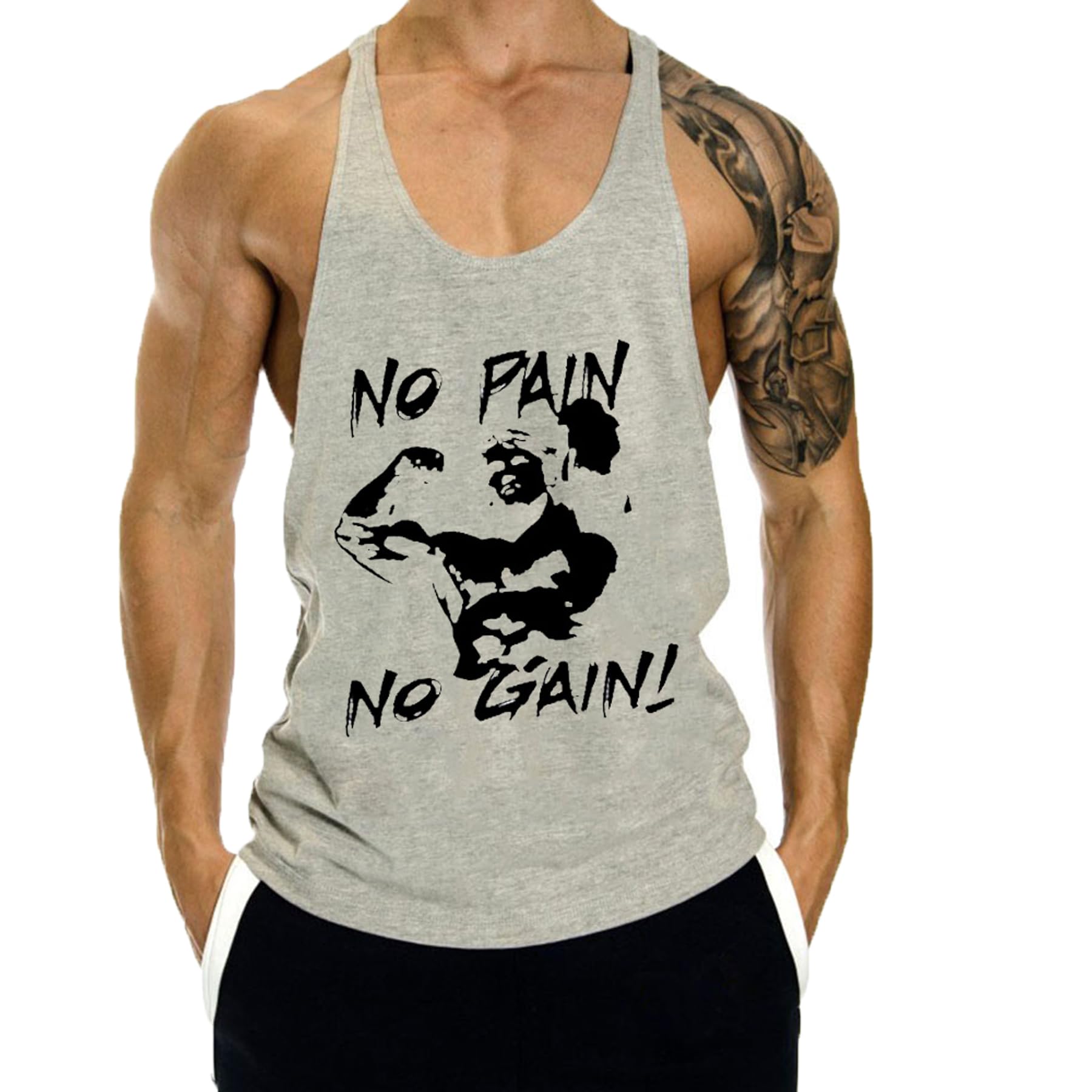 Men's 3 Pack Workout Tank Tops - Breathable Y-Back Gym Shirts for Bodybuilding & Fitness - Sleeveless Muscle Tees for Men - Perfect for Workouts, Running & Summer Outdoor Activities