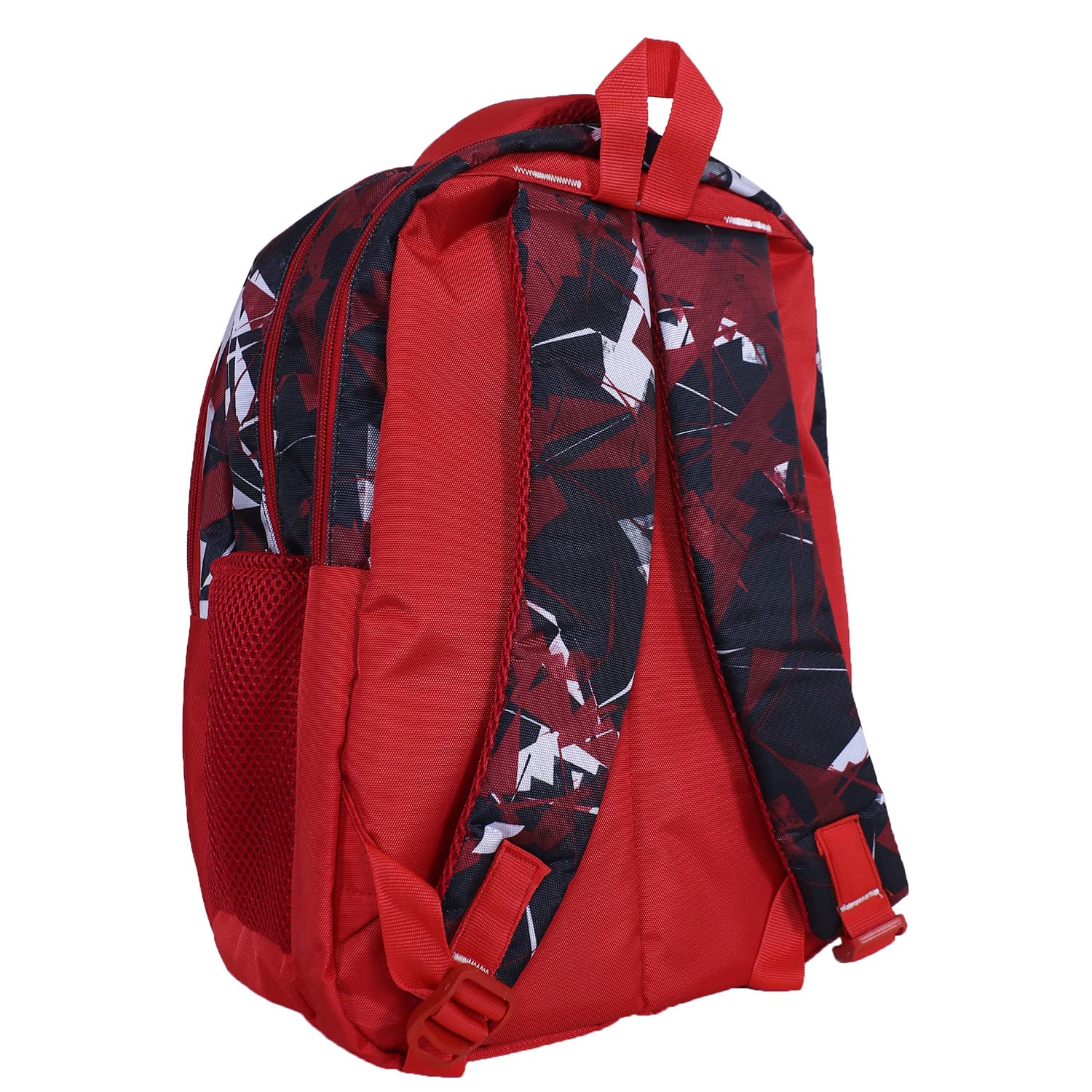 Marvel Spiderman Backpack for Kids - 4 Compartment School Bag with Zipper Closure | Durable Travel Backpack for Boys | Perfect for School, Hiking & Daily Use (Red)