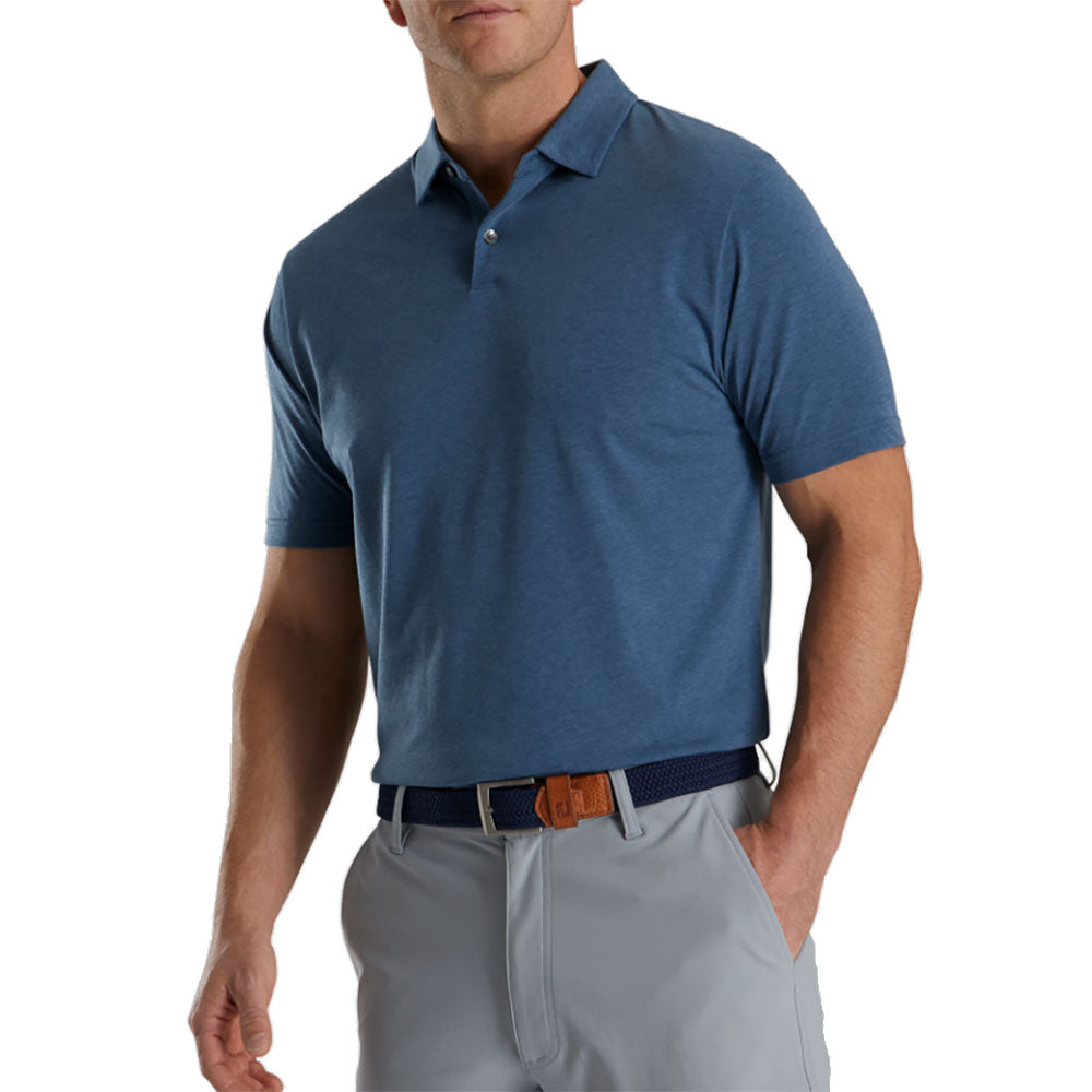 FootJoy AF Solid Jersey Men's Golf Polo Shirt - Moisture-Wicking, Breathable & Comfortable for Golf, Casual Wear & Outdoor Activities