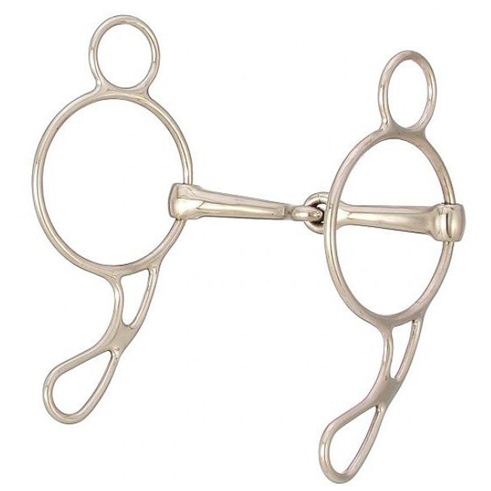 4 1/2 Inch Mouth Kelly Silver Star Wonder Horse Bit - Stainless Steel Training Bit for Western & English Riding - Perfect for Dressage, Trail & Show Horses