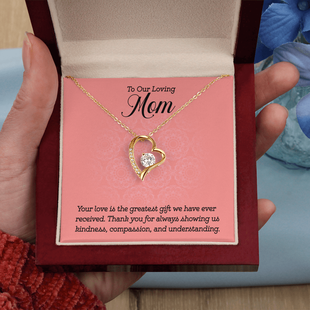 Kids Heart Necklace for Mom - Thoughtful Mother's Day Gift - Perfect for Birthdays, Anniversaries & Special Occasions