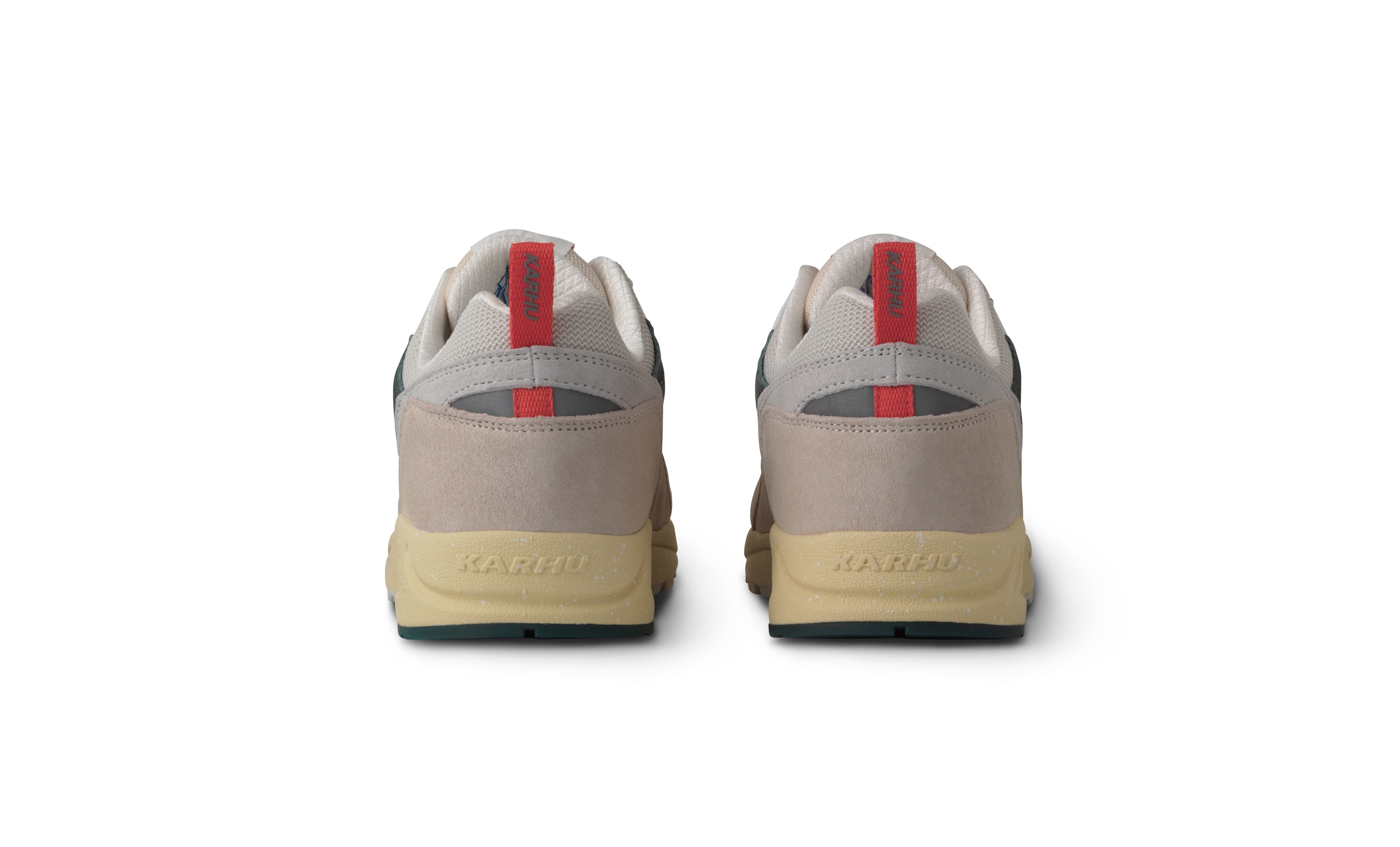 FUSION 2.0 Whitecap Gray & Cayenne Running Shoes - Lightweight Athletic Sneakers for Men & Women | Perfect for Jogging, Gym Workouts & Daily Wear
