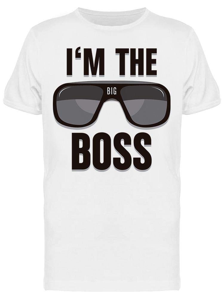 I Am The Big Boss Glasses T-Shirt for Men - Cool Graphic Tee for Casual Wear, Street Style & Gifts