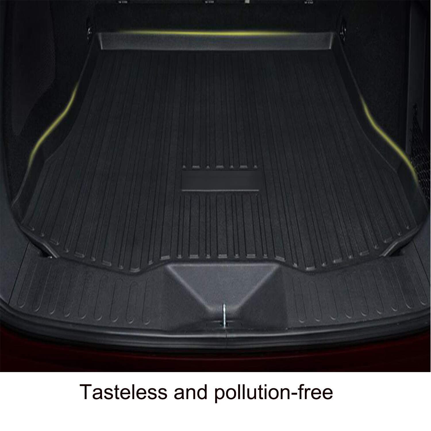 Durable Black Rubber Car Floor Mats - Heavy Duty Trunk Liner & Cargo Tray for Peugeot 301 (2013-2022 Models) | All-Weather Protection for Sedan, SUV & Family Car Interior
