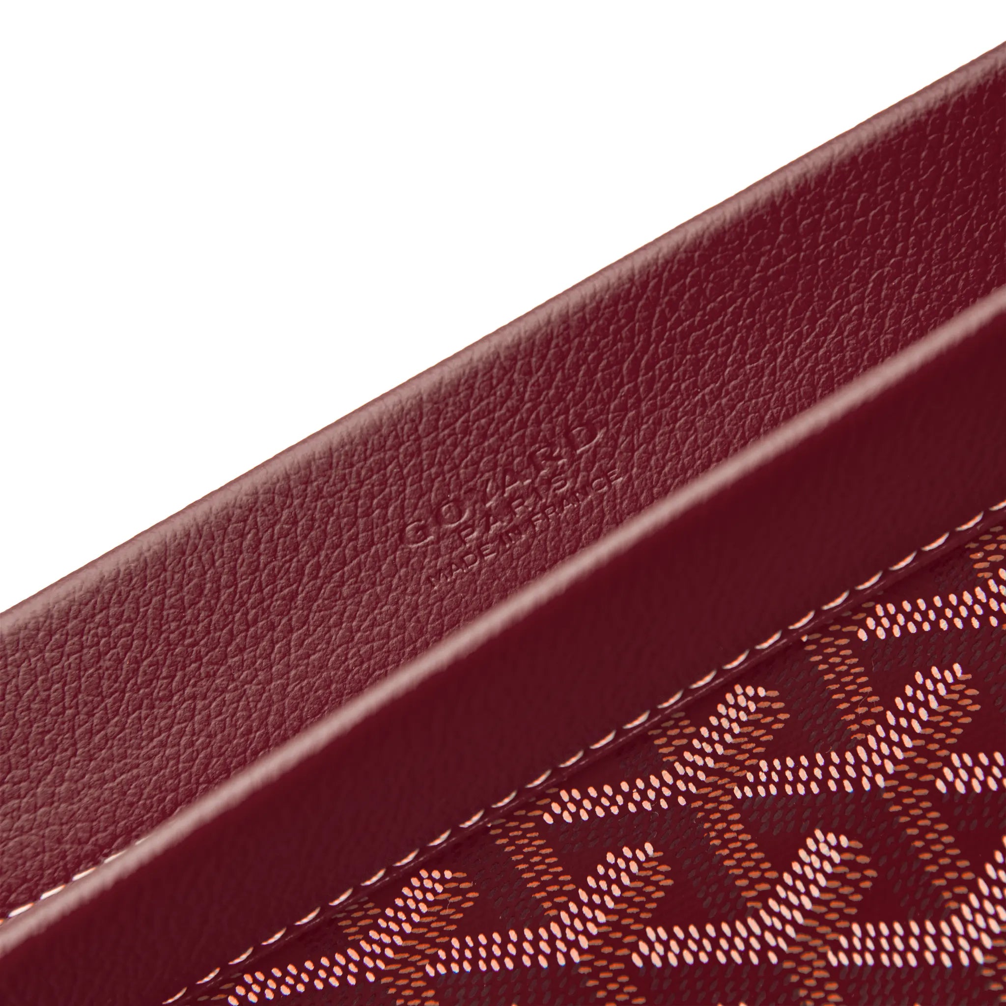 Goyard Conti Burgundy Leather Pouch - Luxury Crossbody Bag for Women | Perfect for Travel, Shopping & Evening Events