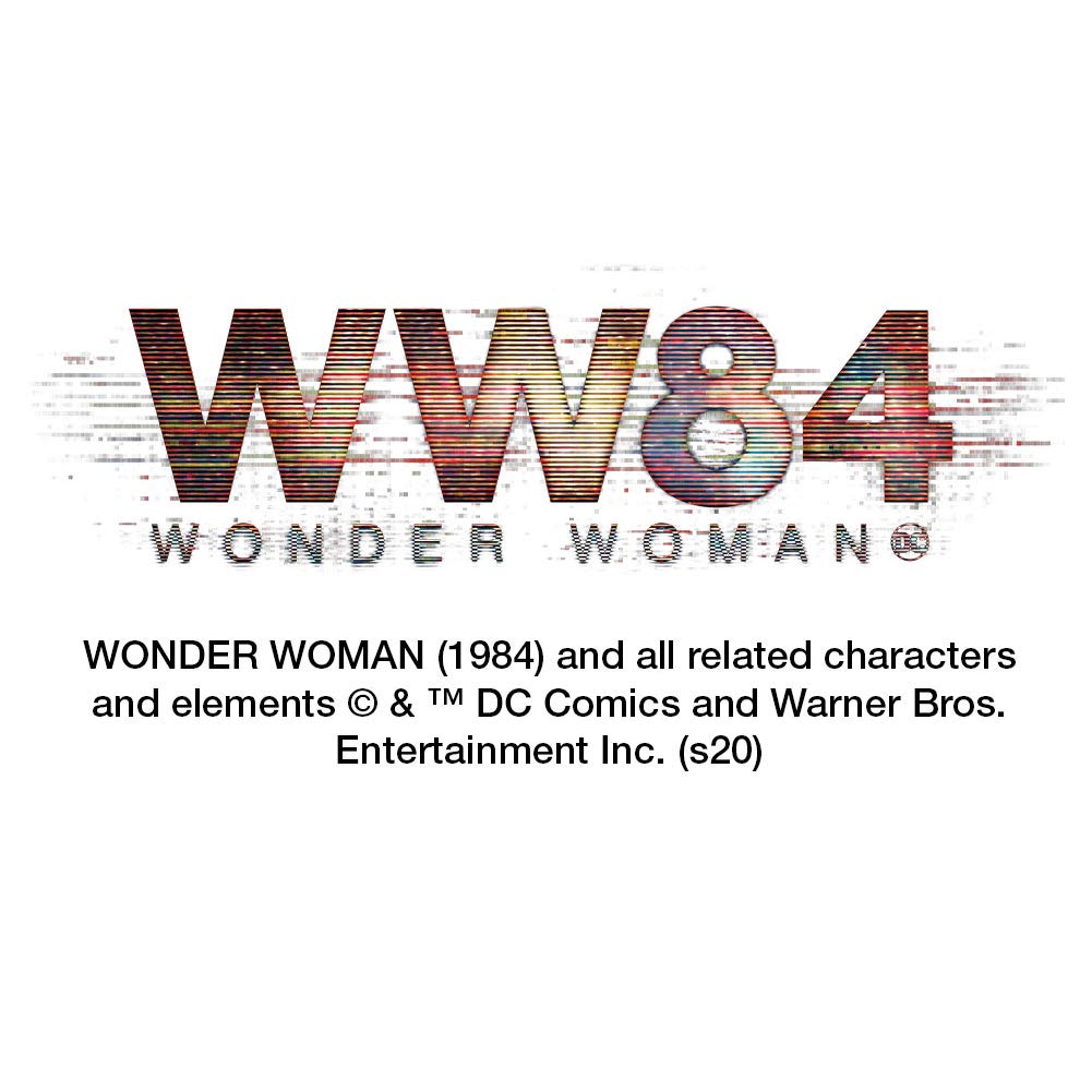 Wonder Woman 1984 Vintage Logo Luggage Tag - Durable Suitcase ID Card for Carry-On Bags - Perfect for Travel, Cosplay & Comic Con Events