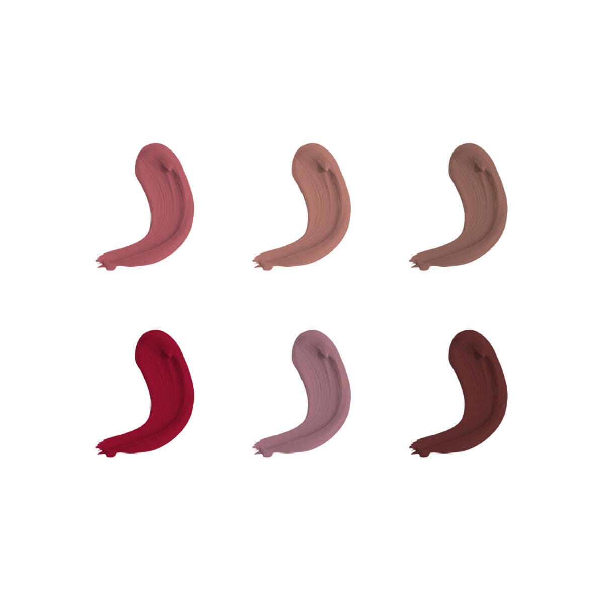 Yuya 6-Piece Velvet Lipstick Set (I Love You, Memory, Dear, Rosette, Viva, Naughty) - Long-Lasting Matte Lipstick for Parties, Dating & Daily Makeup