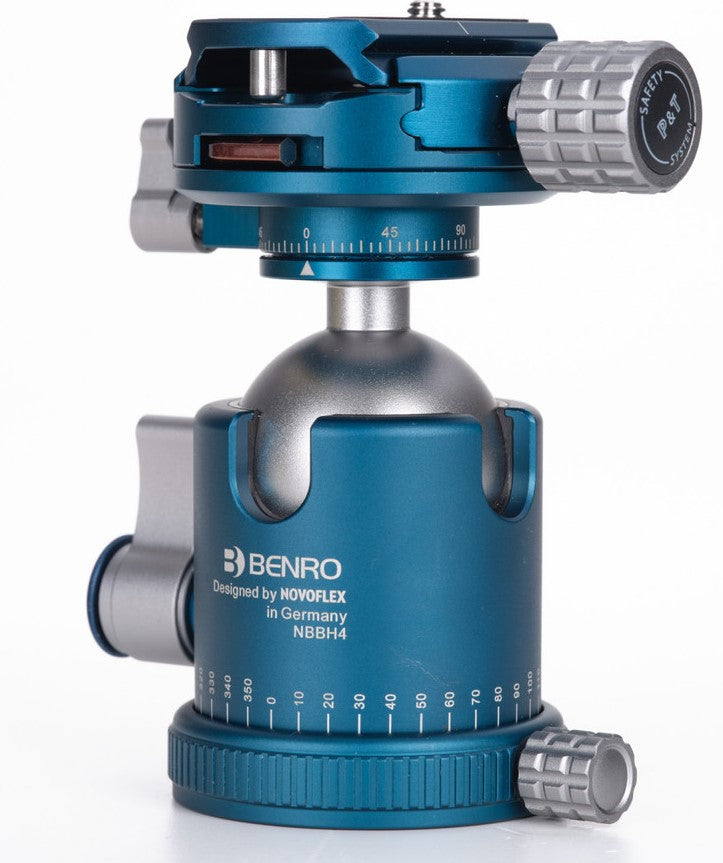 Benro NOVOFLEX NBBH Series 4 Ball Head - Professional Camera Tripod Ball Head for DSLR & Mirrorless Cameras - Perfect for Photography, Videography & Travel Shooting