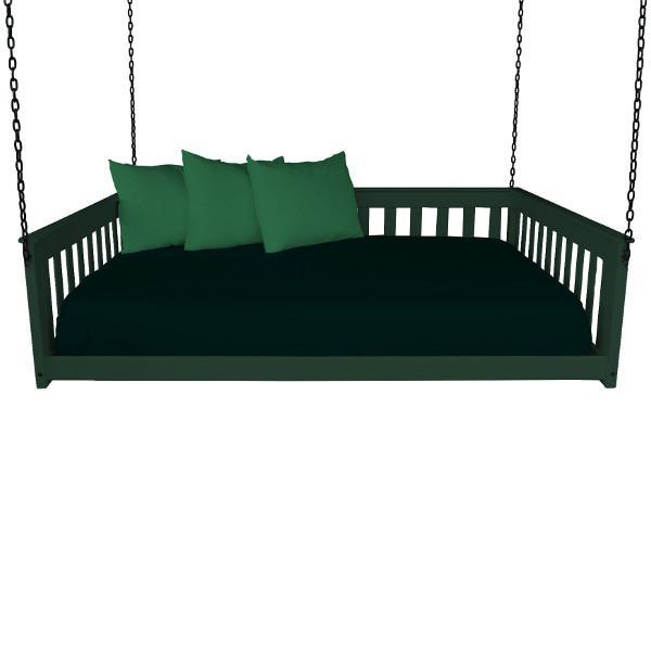VersaLoft Mission Hanging Daybed with Chain - Outdoor Hammock Swing Bed for Patio, Garden, Backyard Relaxation and Boho Decor