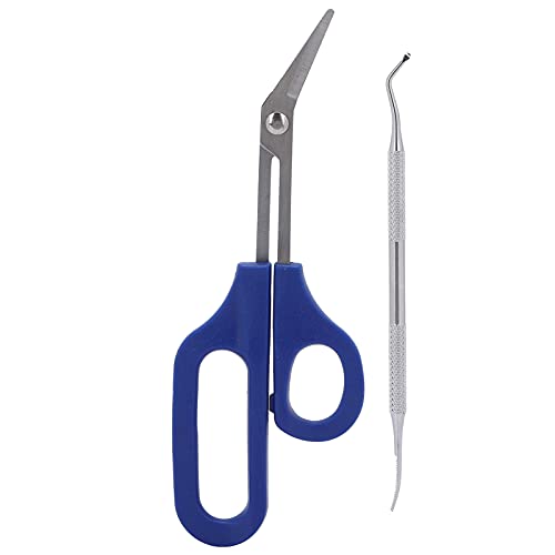 **Ingrown Toenail Treatment Kit – Long Handle Toenail Clippers & Scissors for Thick Nails – Ergonomic Cuticle Trimmer & Nail File – Perfect for Ingrown Toenail Care, Pedicures & Home Manicures**