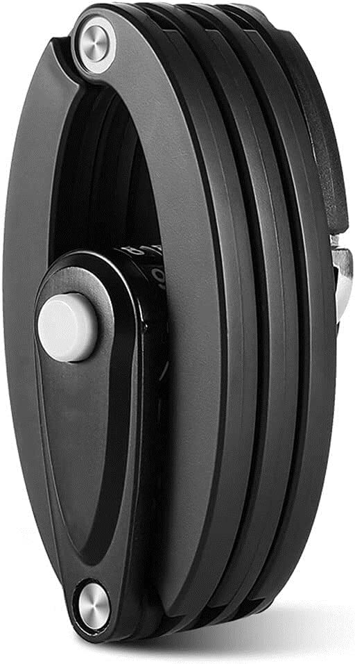Heavy Duty Anti-Theft Bicycle Lock - Foldable Bike Chain Lock with Password Protection for Road Bikes, E-Bikes & Scooters | Secure Cycling Accessories for Urban Commuting & Outdoor Adventures