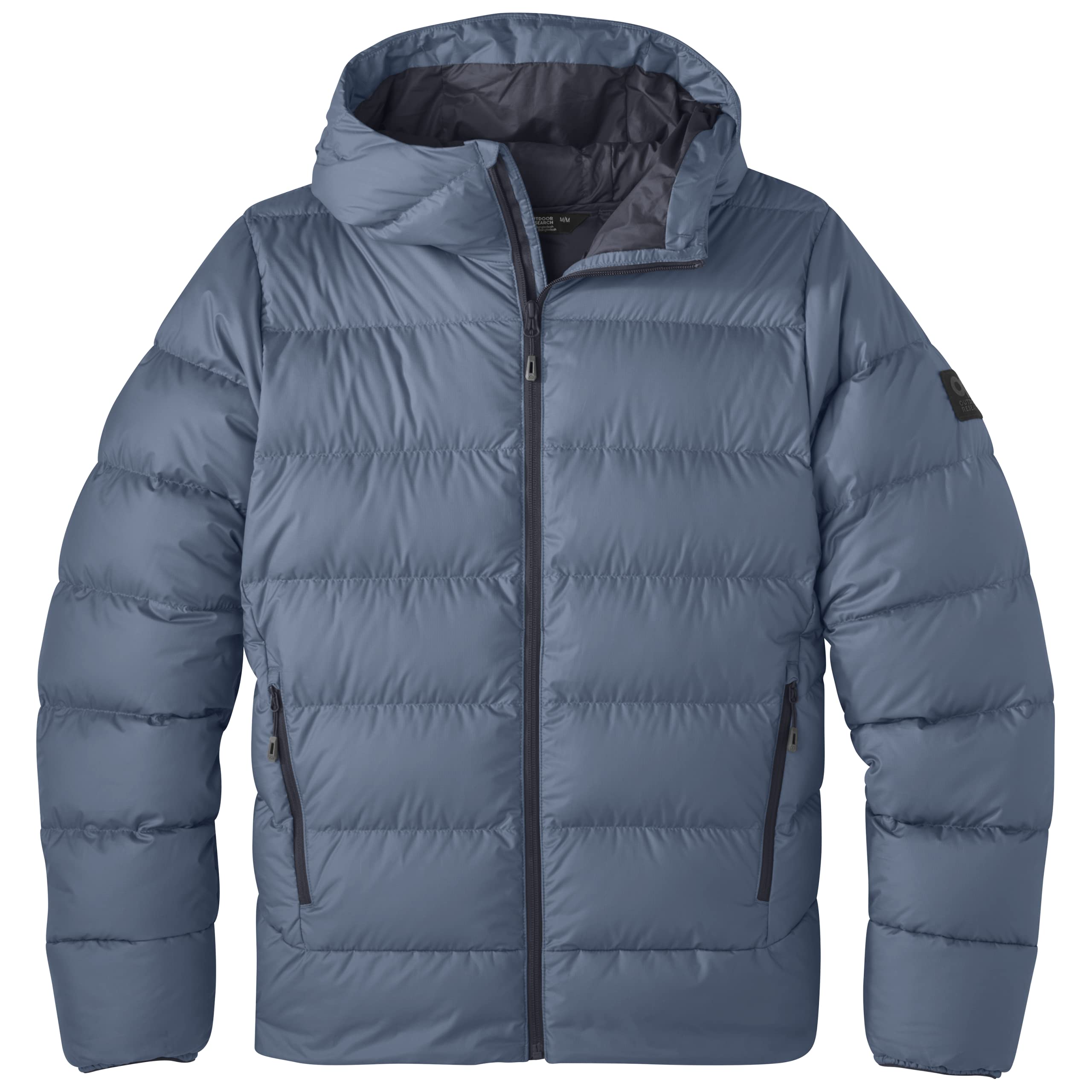 Outdoor Research Men's Coldfront Down Hoodie - Lightweight Insulated Winter Jacket for Hiking & Skiing - Water-Resistant Down Parka for Outdoor Adventures & Cold Weather Activities