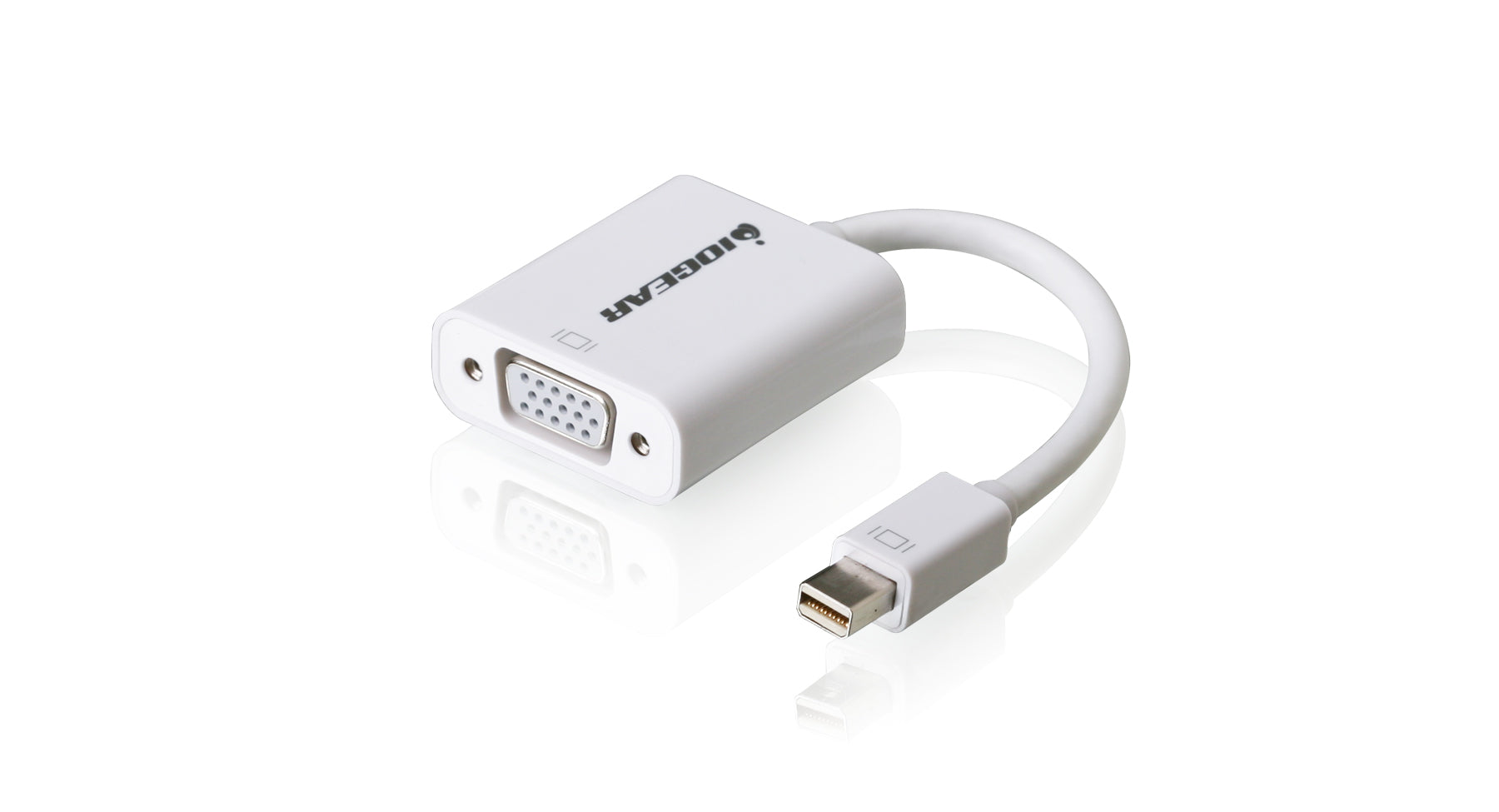 Mini DisplayPort to VGA Adapter Cable - 4K Compatible Converter for MacBook, iMac, Surface Pro - Connect to Monitors, Projectors & HDTVs for Work & Presentations