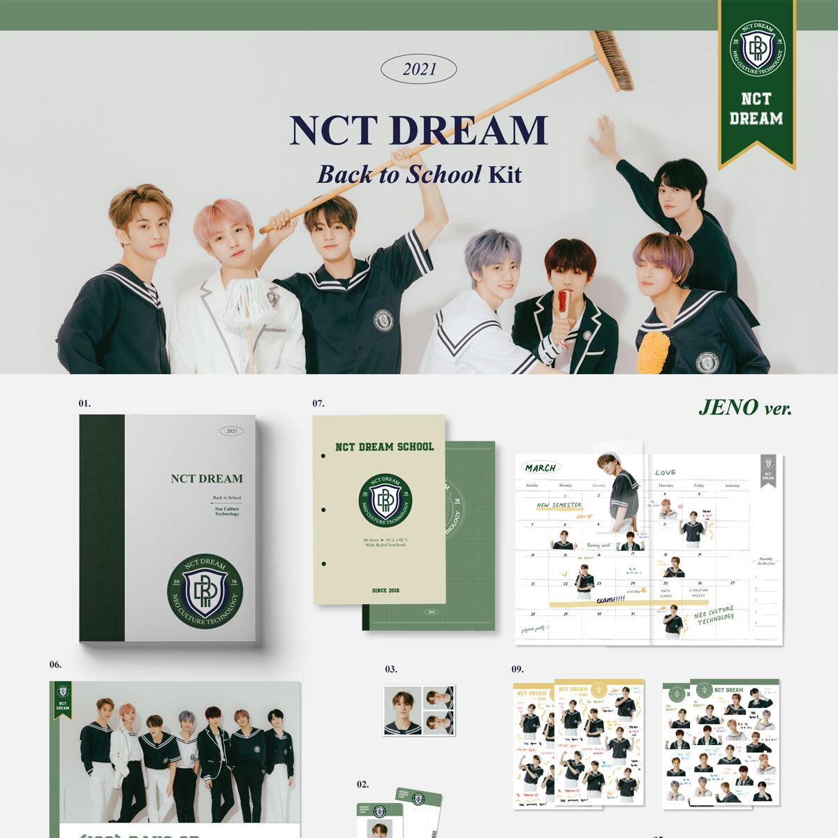 NCT DREAM 2021 BACK TO SCHOOL KIT - Official K-Pop Merchandise for Fans - Perfect for School Supplies, Gifts & K-Pop Collections