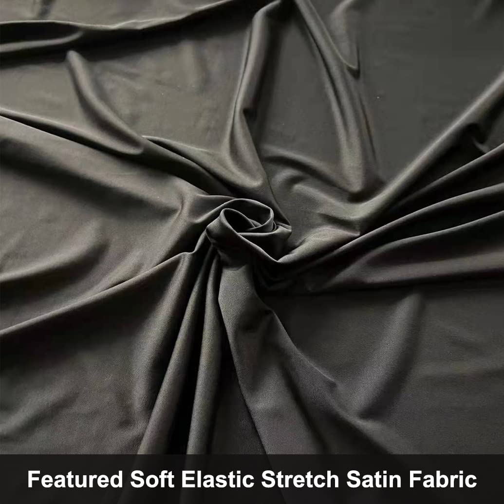 Premium Stretch Satin Indoor Car Cover for Porsche 911 (1998-2025) - Fits Carrera, Targa, Turbo Models 992/991/997/996 & Boxster/Cayman (1996-2025) 982/981/987/986 - Elastic All-Weather Protection with Mirror Pockets - Ideal for Garage Storage, Car Shows & Vehicle Preservation