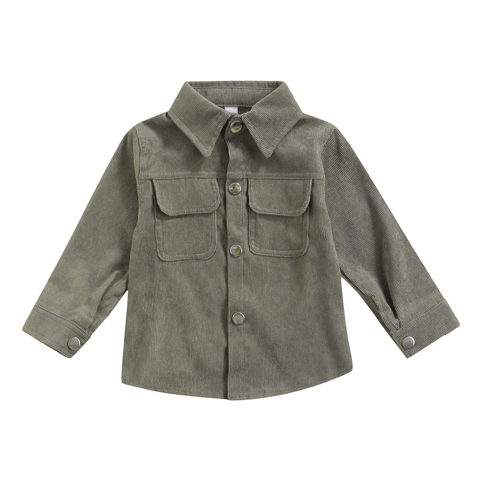 **Adorable Toddler Boys' Corduroy Jacket - Long Sleeve Button Down Winter Coat for Baby Boys | Perfect for Playdates, Holidays & Outdoor Adventures**