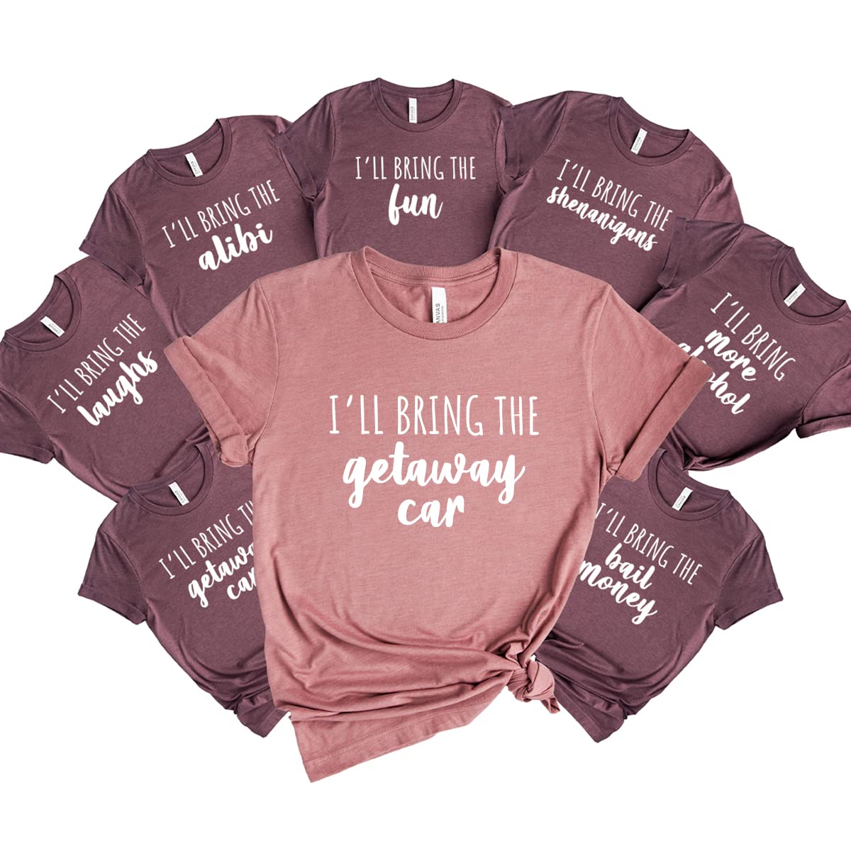 Bachelorette Party Shirts - Funny Bridesmaid T-Shirts for Bride Squad & Wedding Party | Perfect for Bachelorette Weekends, Bridal Showers & Girls' Night Out