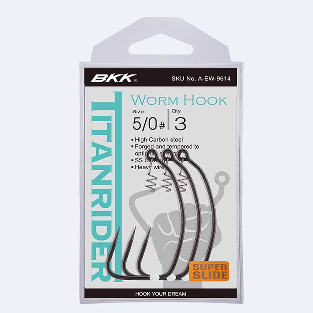 BKK Titanrider Swimbait Fishing Hooks - Sharp Saltwater & Freshwater Hooks for Bass, Trout, Walleye - Perfect for Soft Plastic Swimbaits & Lures (Pack of 10) - Ideal for Kayak Fishing, Shore Fishing & Tournament Angling