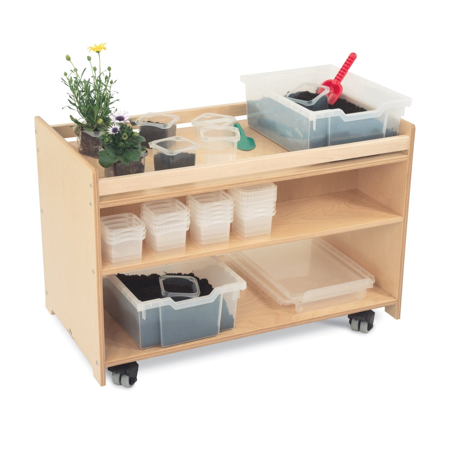 Portable Garden Center - Indoor & Outdoor Mobile Plant Stand for Home, Office, and Patio Gardening
