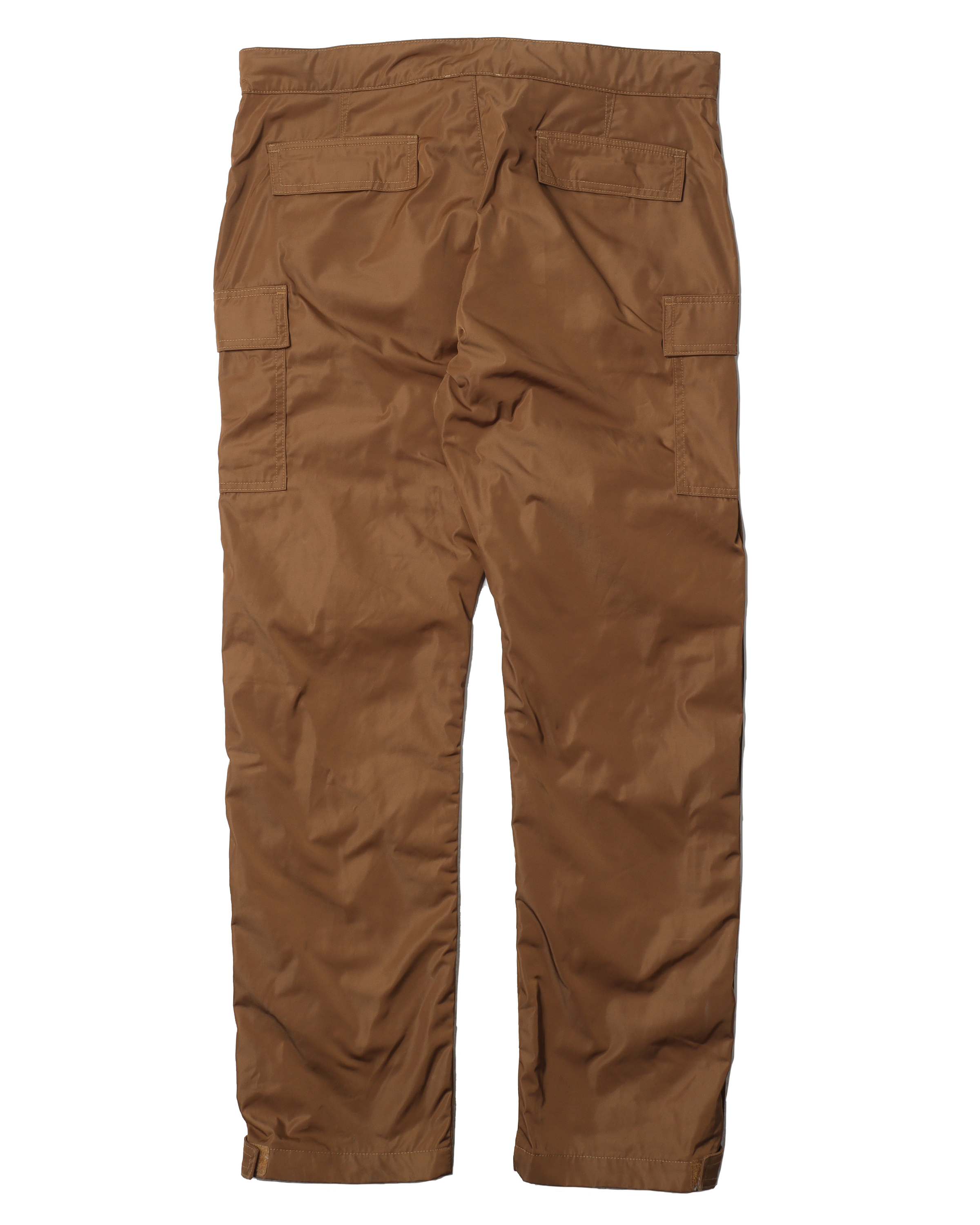 6th Collection Brown Nylon Tearaway Pants for Men - Lightweight Quick-Dry Joggers with Zipper Legs - Perfect for Gym, Running & Streetwear Fashion