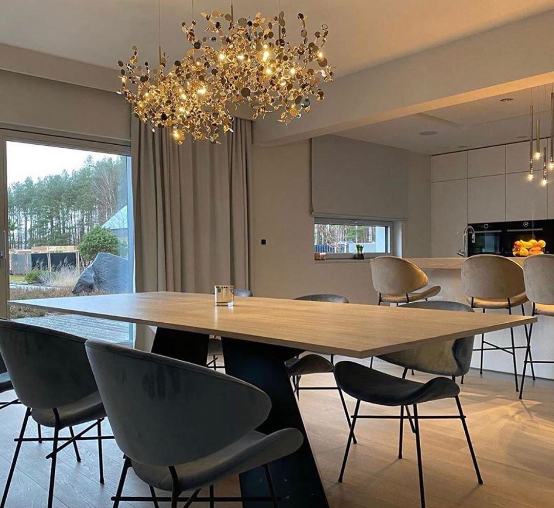 Luminex Modern Pendant Light - Adjustable Hanging Lamp for Kitchen Island, Dining Room & Bedroom - Sleek Scandinavian Design with Dimmable LED Bulb - Perfect for Home Decor & Interior Lighting